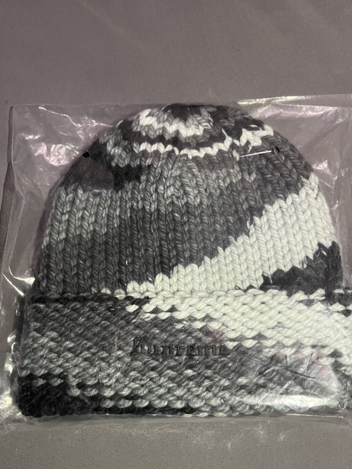 image of Gradient Supreme Space Beanie in Black, Men's