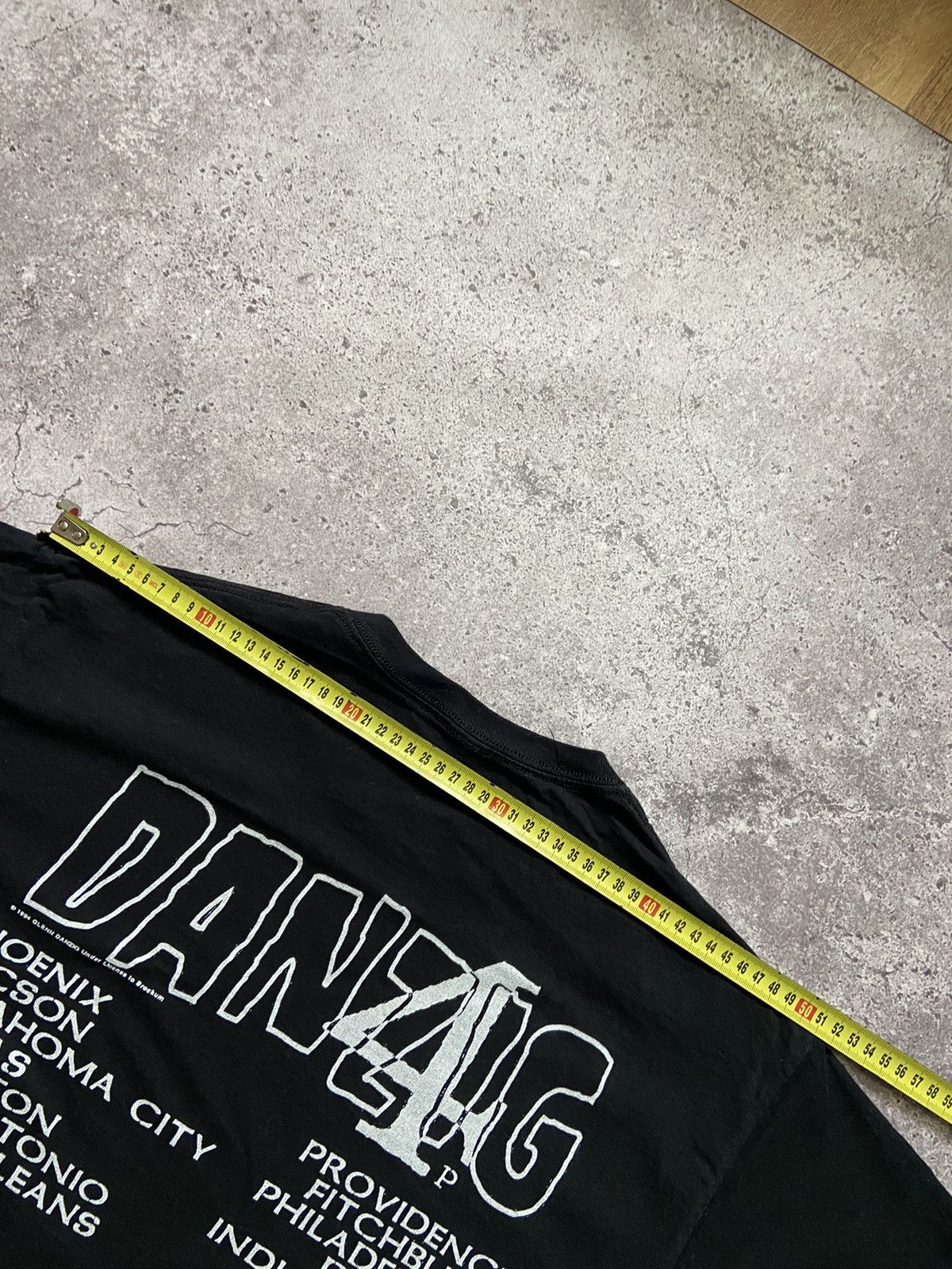 Band Tees VINTAGE DANZIG 1994 style (misfits samhain black flag) Size US L / EU 52-54 / 3 - 9 Thumbnail