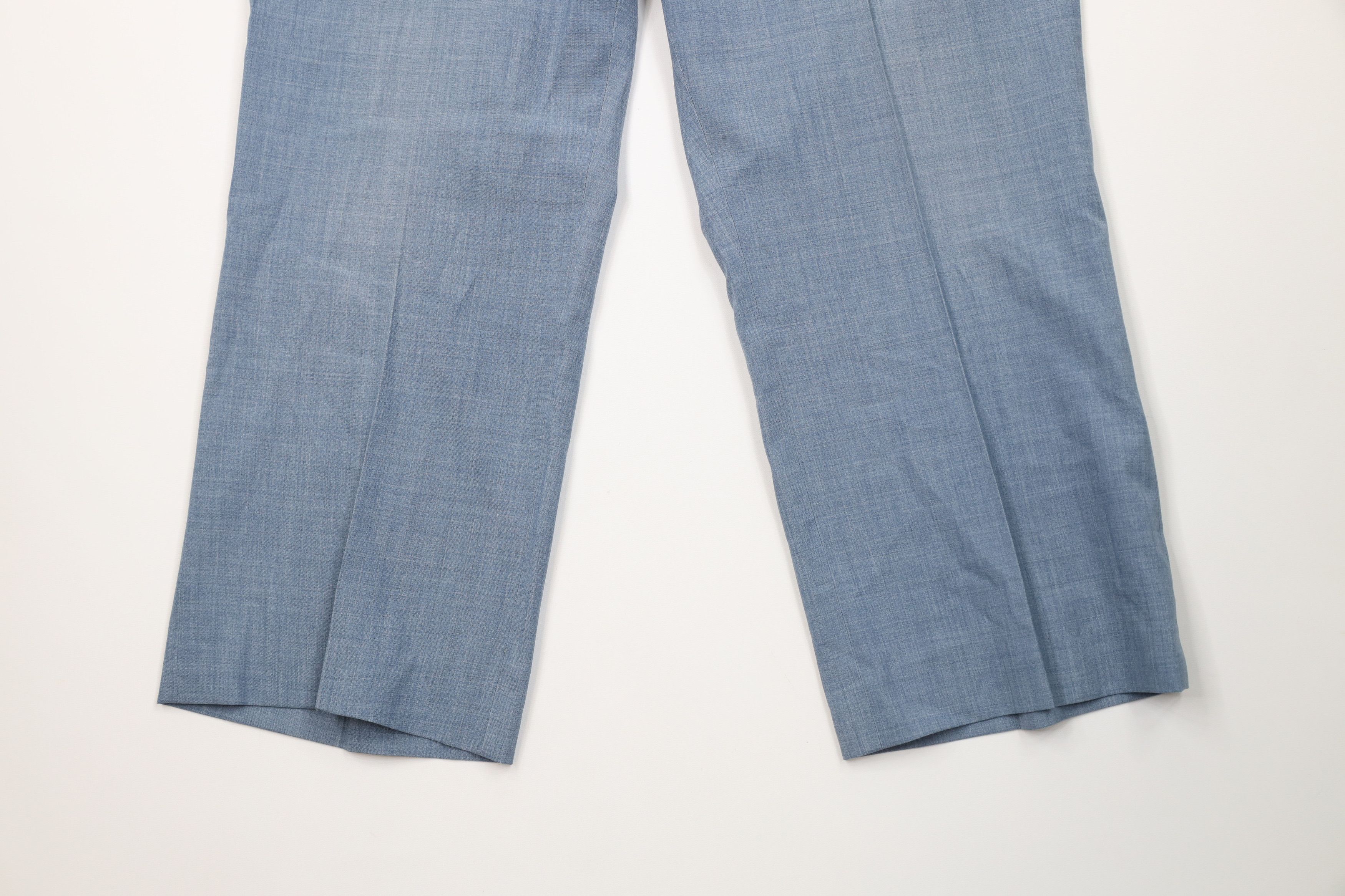 Vintage Vintage 60s Rockabilly Gabardine Bell Bottoms Pants USA Size US 36 / EU 52 - 4 Thumbnail