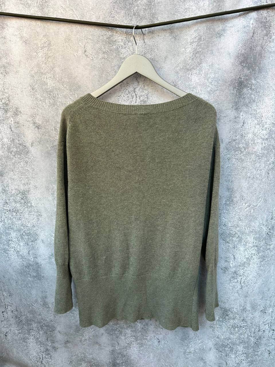 Other Celtic Co Geelong V-Neck Sweater Relaxed Jumper Long Sleeve Size L / US 10 / IT 46 - 3 Thumbnail