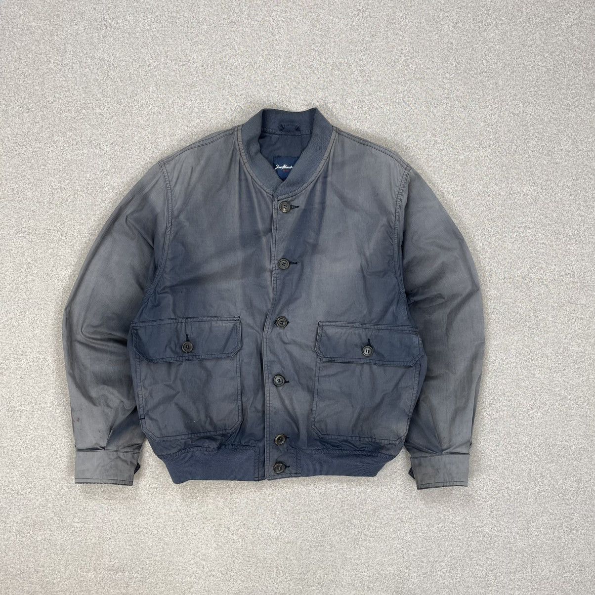 Japanese Brand × Vintage VINTAGE ULTRA FADED WASHED LIGHT BOMBER JACKET UNSOUNDRAGS Size US L / EU 52-54 / 3 - 4 Thumbnail