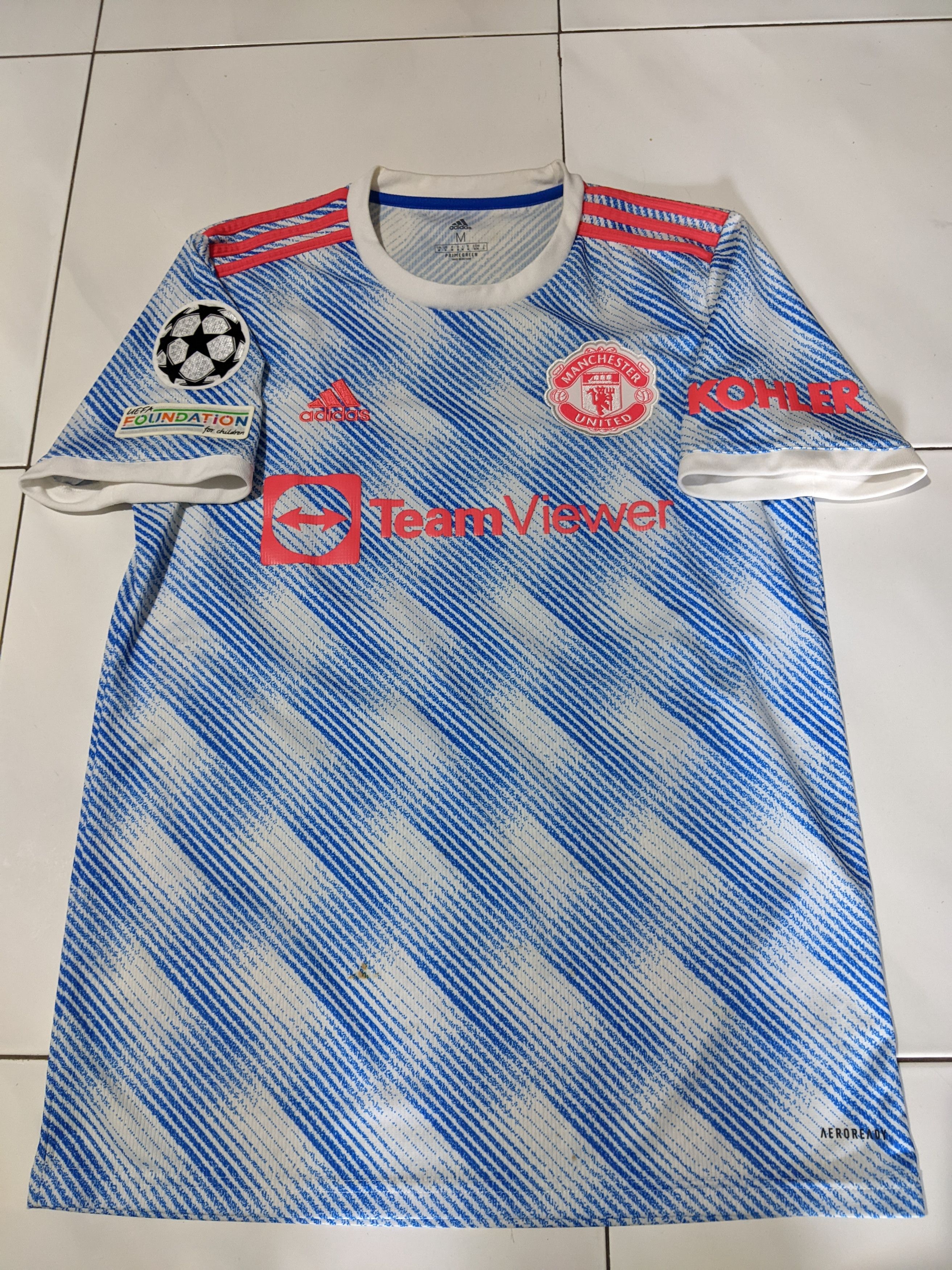 Adidas Manchester United 2021-2022 Away Jersey Cristiano Ronaldo 7 Size US M / EU 48-50 / 2 - 1 Thumbnail