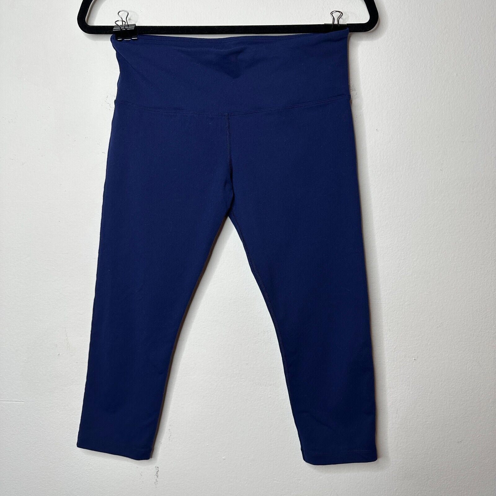 Other Lorna Jane Navy Blue Low Rise Crop Yoga Pants Small Size 27" / US 4 / IT 40 - 10 Thumbnail