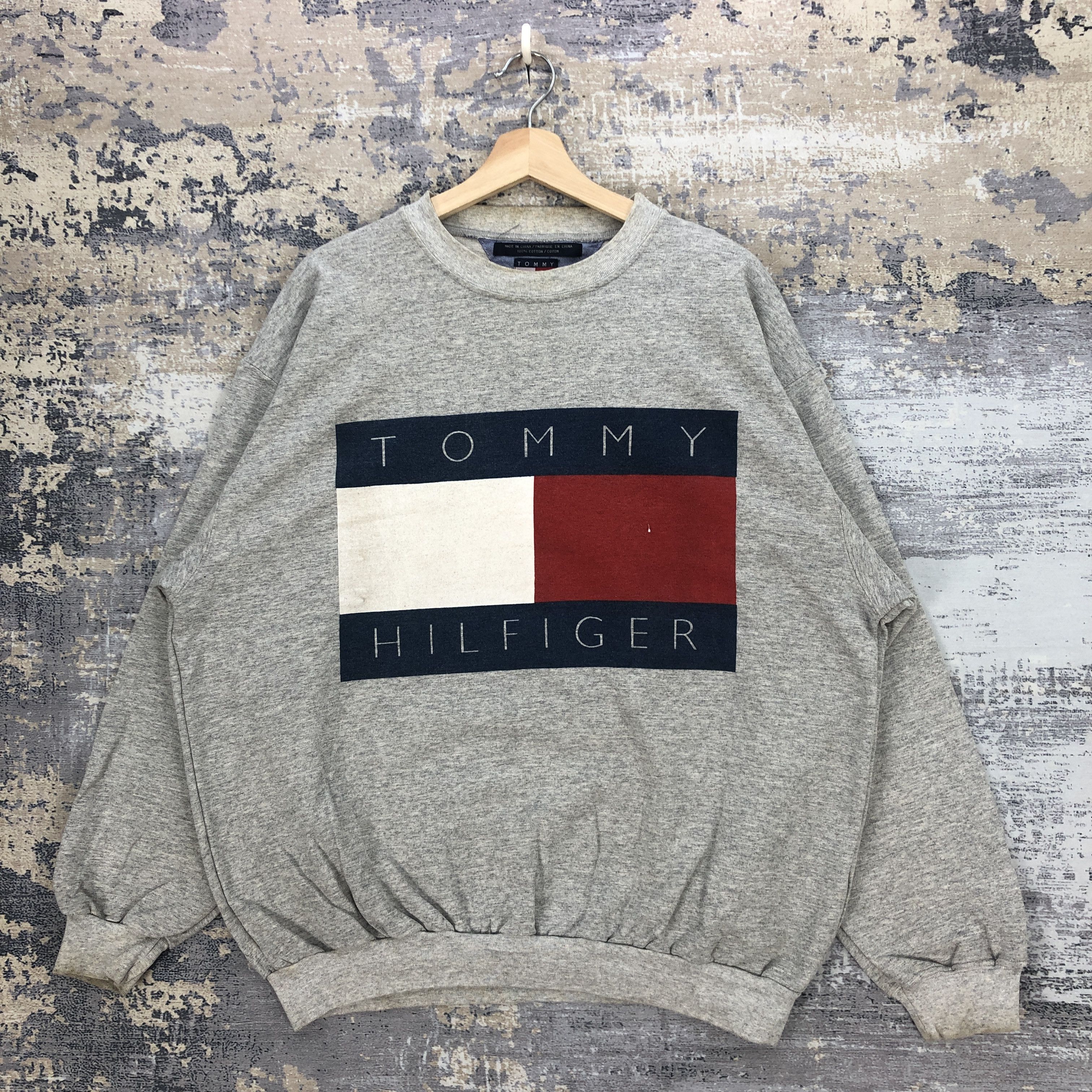 Tommy Hilfiger × Vintage Vintage Y2K Tommy Hilfiger Sweater Tommy Hilfiger Sweatshirt Size US XL / EU 56 / 4 - 2 Thumbnail