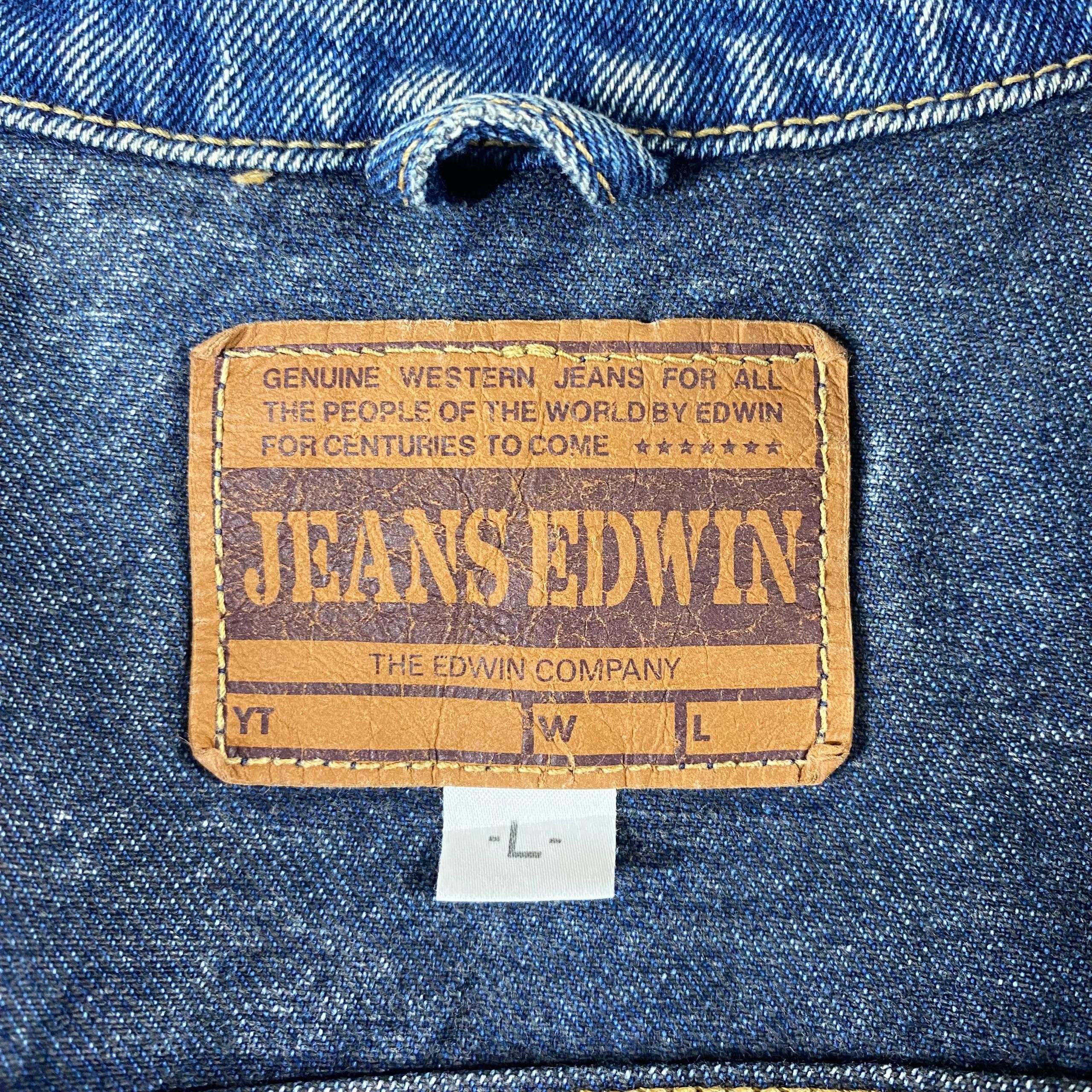 Edwin Vintage Edwin Tokyo Japan Denim Jacket Size US L / EU 52-54 / 3 - 9 Thumbnail