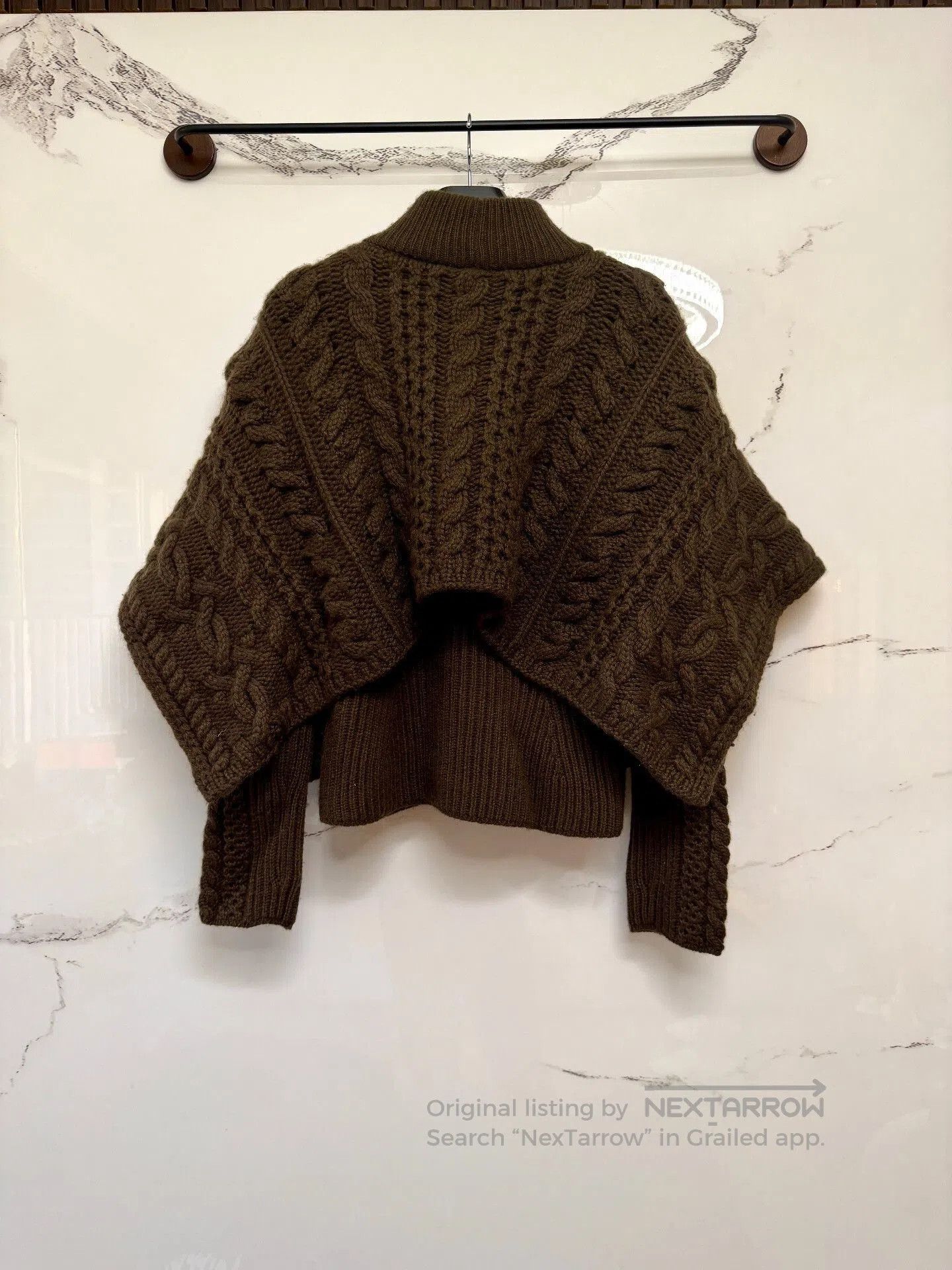 Hermes hermes luxury cashmere blend sweater cape. Size S / US 4 / IT 40 - 3 Thumbnail