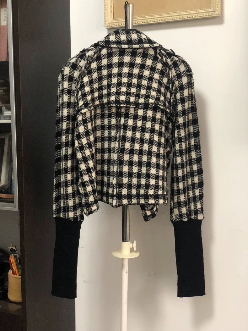 Comme des Garcons Comme Des Garcons Black and white woven plaid double-breas Size S / US 4 / IT 40 - 3 Thumbnail