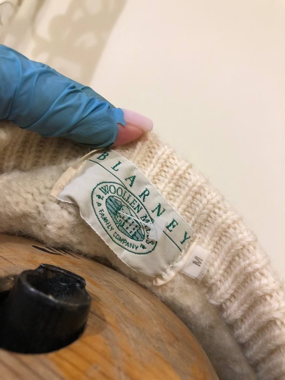 Other Vintage Blarney Mills Cableknit Fisherman Wool Sweater Size M / US 6-8 / IT 42-44 - 6 Thumbnail