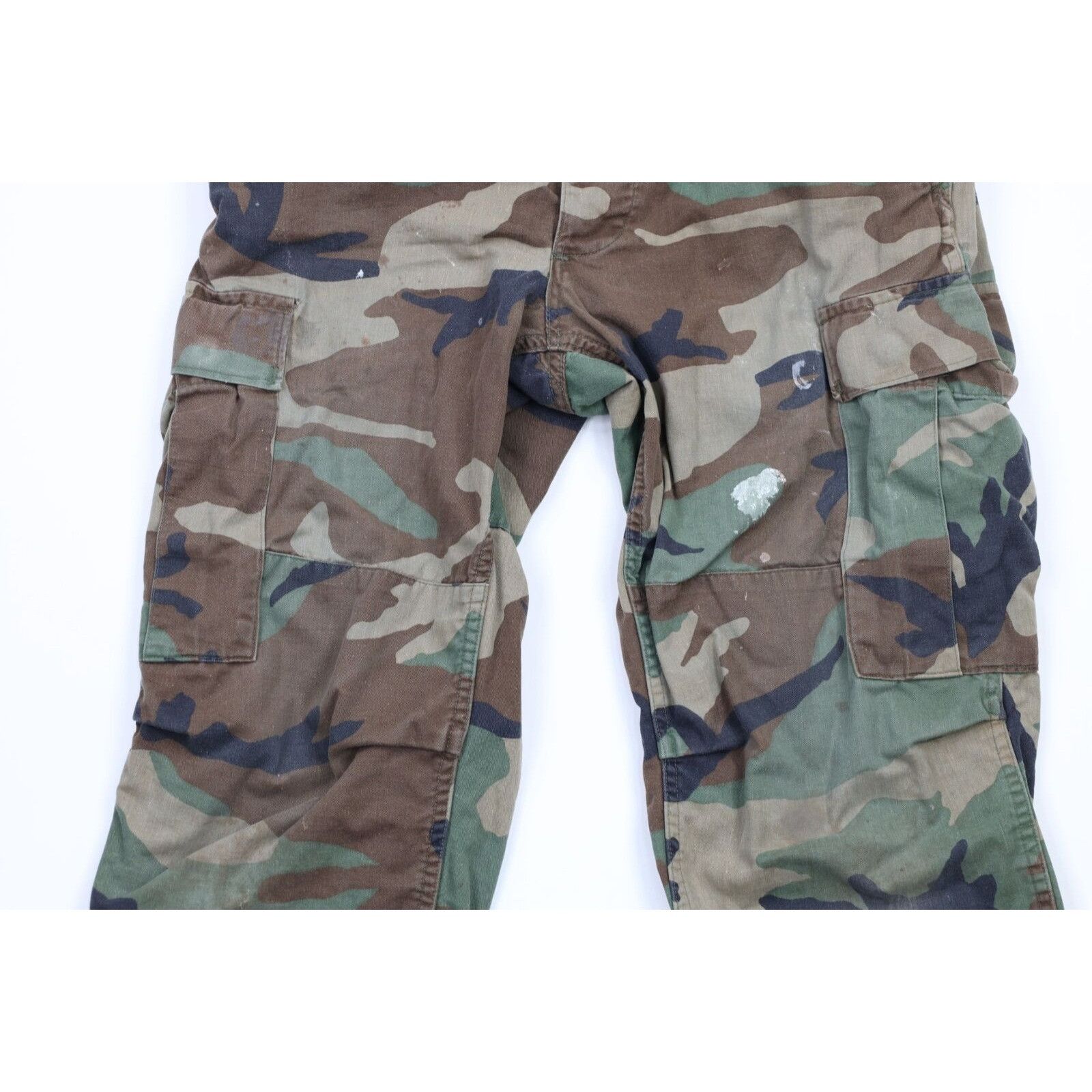 Vintage Vintage 80s Thrashed Military Camouflage Cargo Pants Size US 30 / EU 46 - 3 Thumbnail