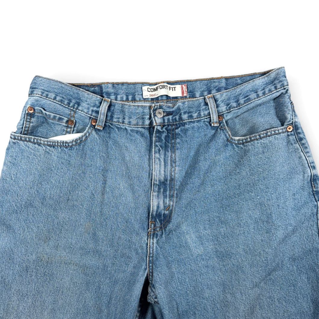 Levi's VINTAGE Levi's 560 Jeans Mens 38x32 Light Wash Comfort Fit Tapered 5-Pocket Denim Blue Size US 38 / EU 54 - 3 Thumbnail