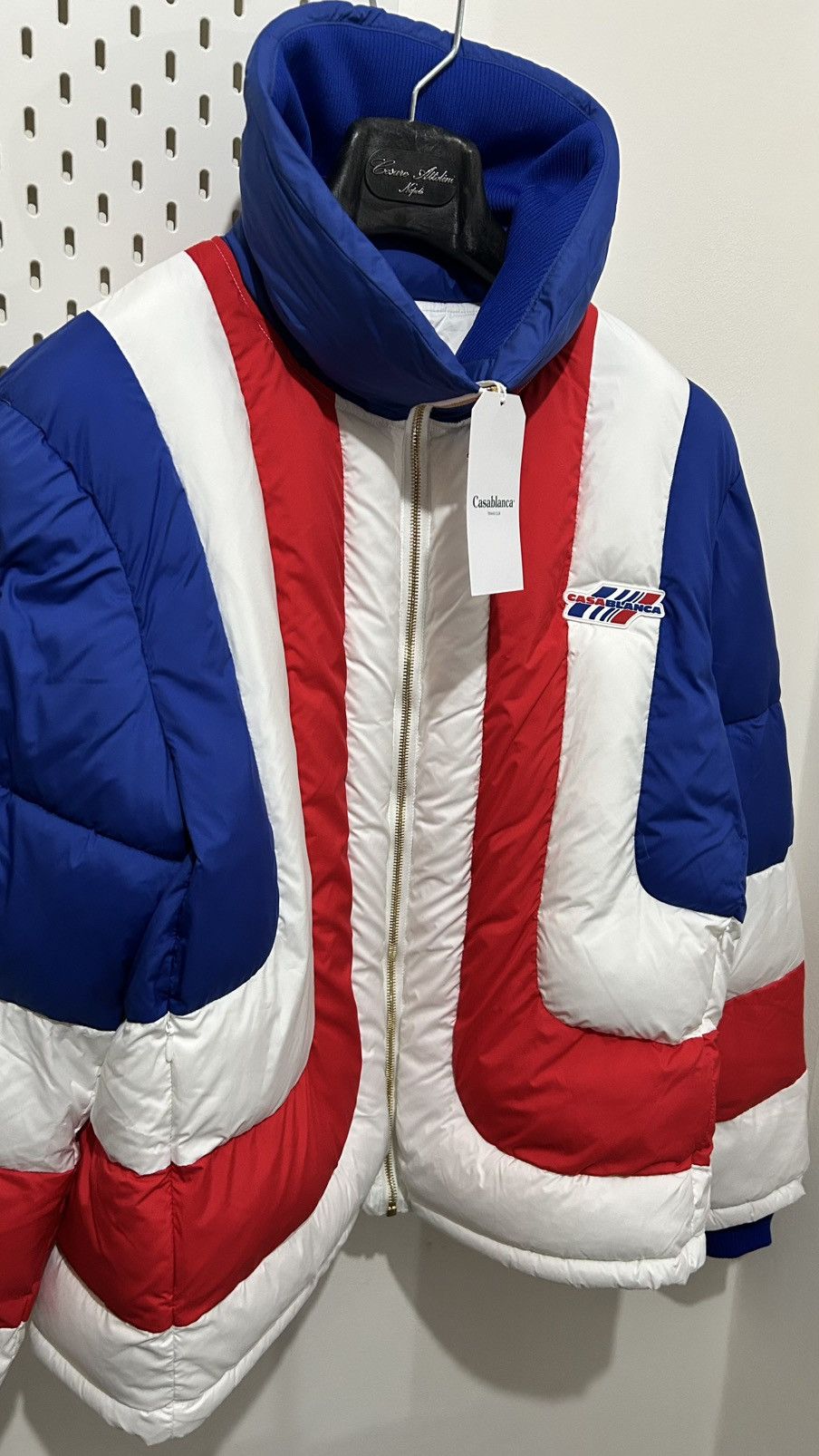 Casablanca Casablanca colour-block puffer jacket Men’s Size Medium Size US M / EU 48-50 / 2 - 6 Thumbnail