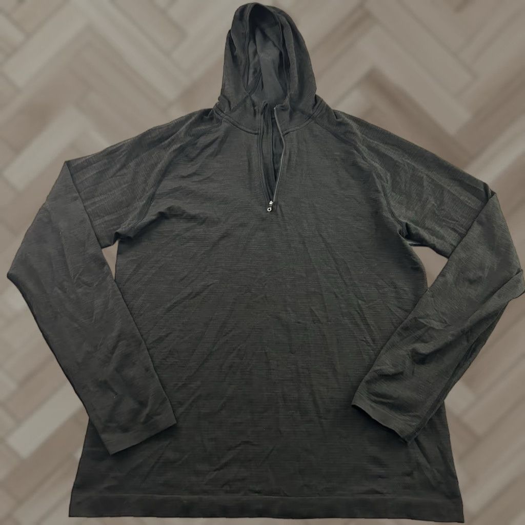 Lululemon Lululemon Metal Vent Tech 1/4 Zip Hoodie Men's L Dark Gray Jacket Size US L / EU 52-54 / 3 - 1 Thumbnail