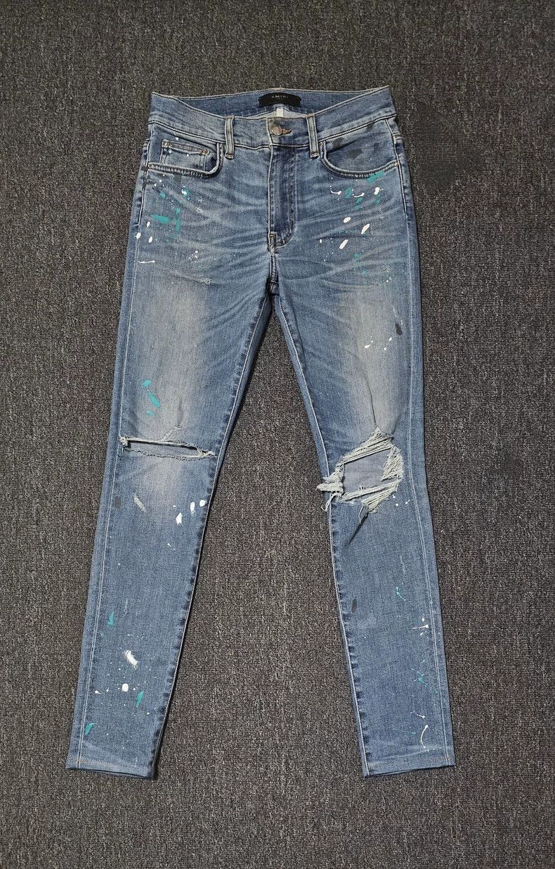 Amiri Amiri Both knees break the jeans Size US 30 / EU 46 - 1 Thumbnail