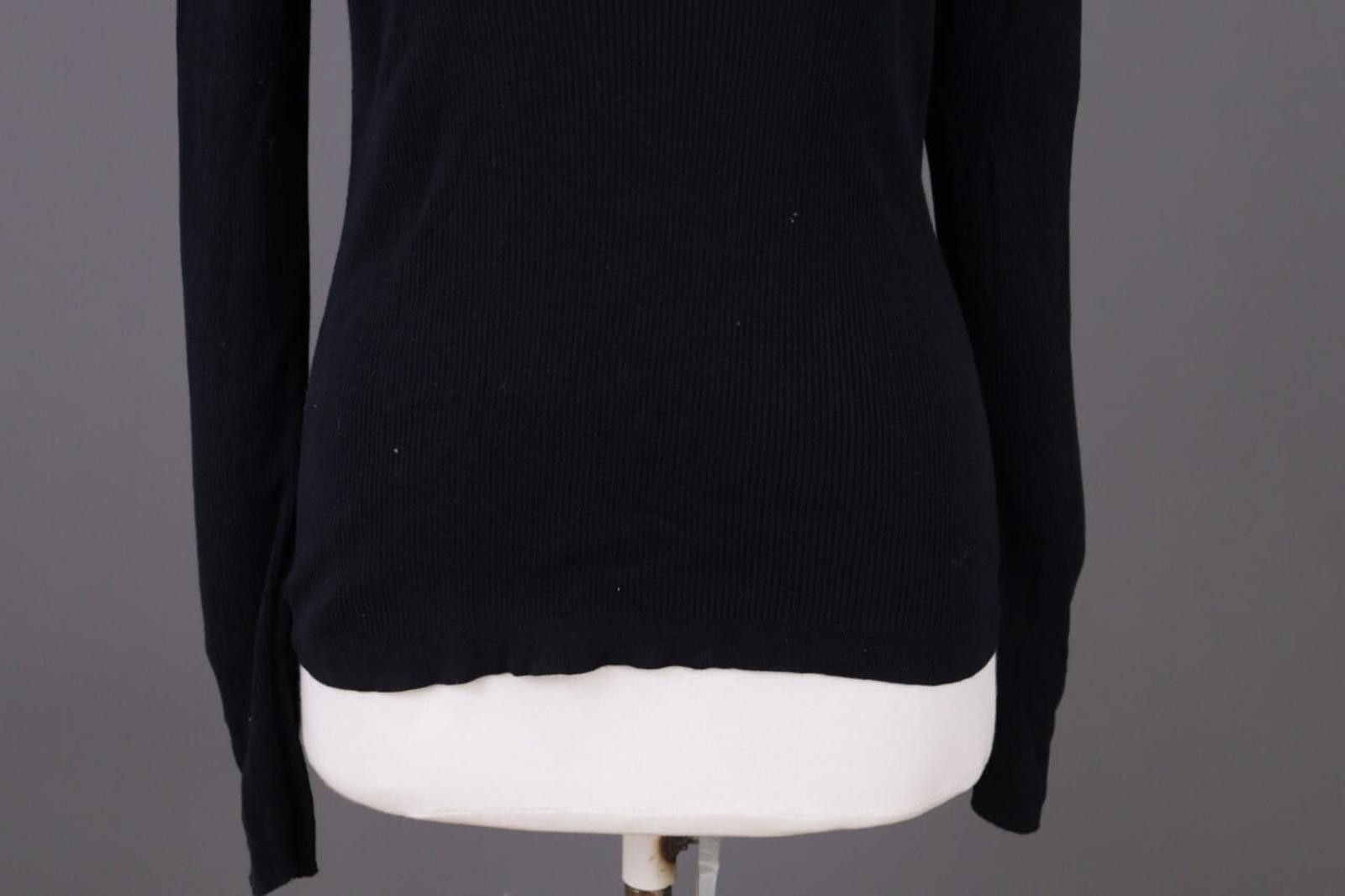 J.Crew J.Crew Black Ribbed Jumper Knit Sweater Size M Size M / US 6-8 / IT 42-44 - 3 Thumbnail