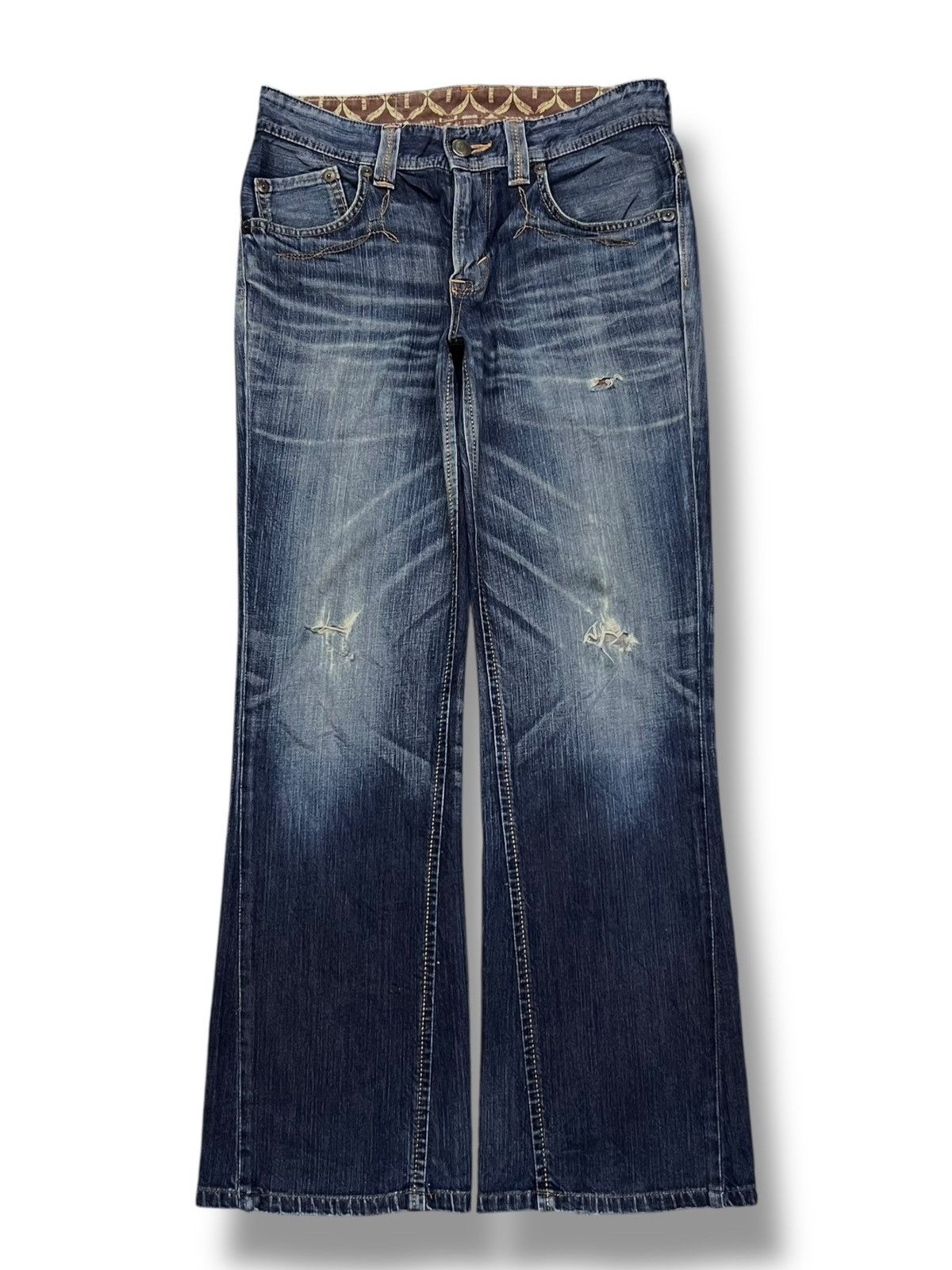 Edwin Bootcut Vintage Edwin 431XVS XXI Japan - Faded Wash Jeans Size US 32 / EU 48 - 2 Thumbnail
