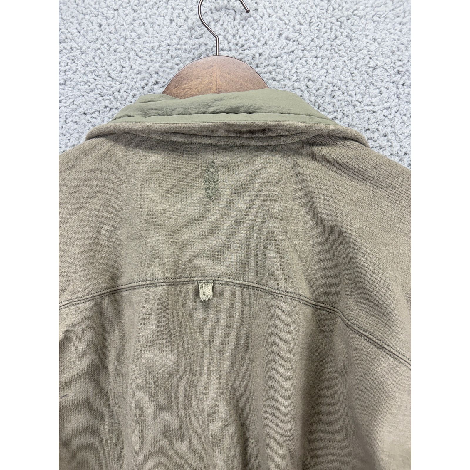 Free People Free People FP Movement Cropped Jacket Womens XS Army Green Size XS / US 0-2 / IT 36-38 - 9 Thumbnail