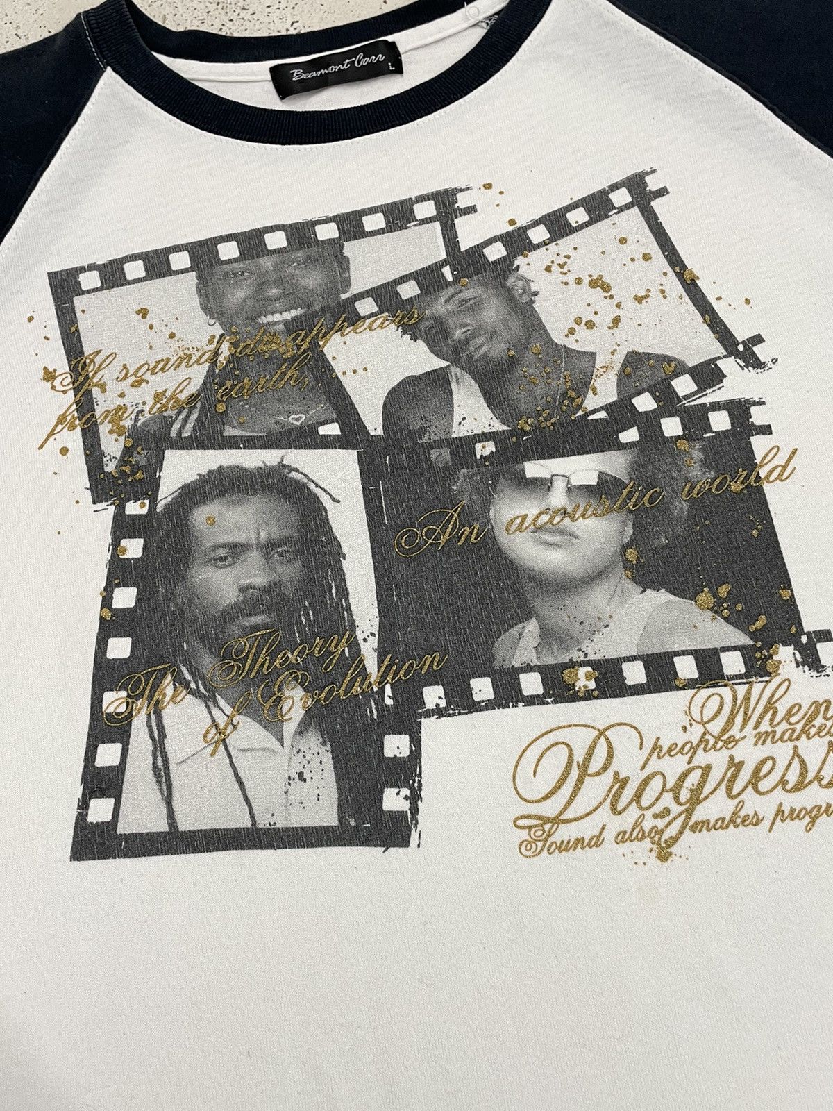 Band Tees Beaumont Carr Hip Hop When People Make Progress & Sound Size US L / EU 52-54 / 3 - 5 Thumbnail