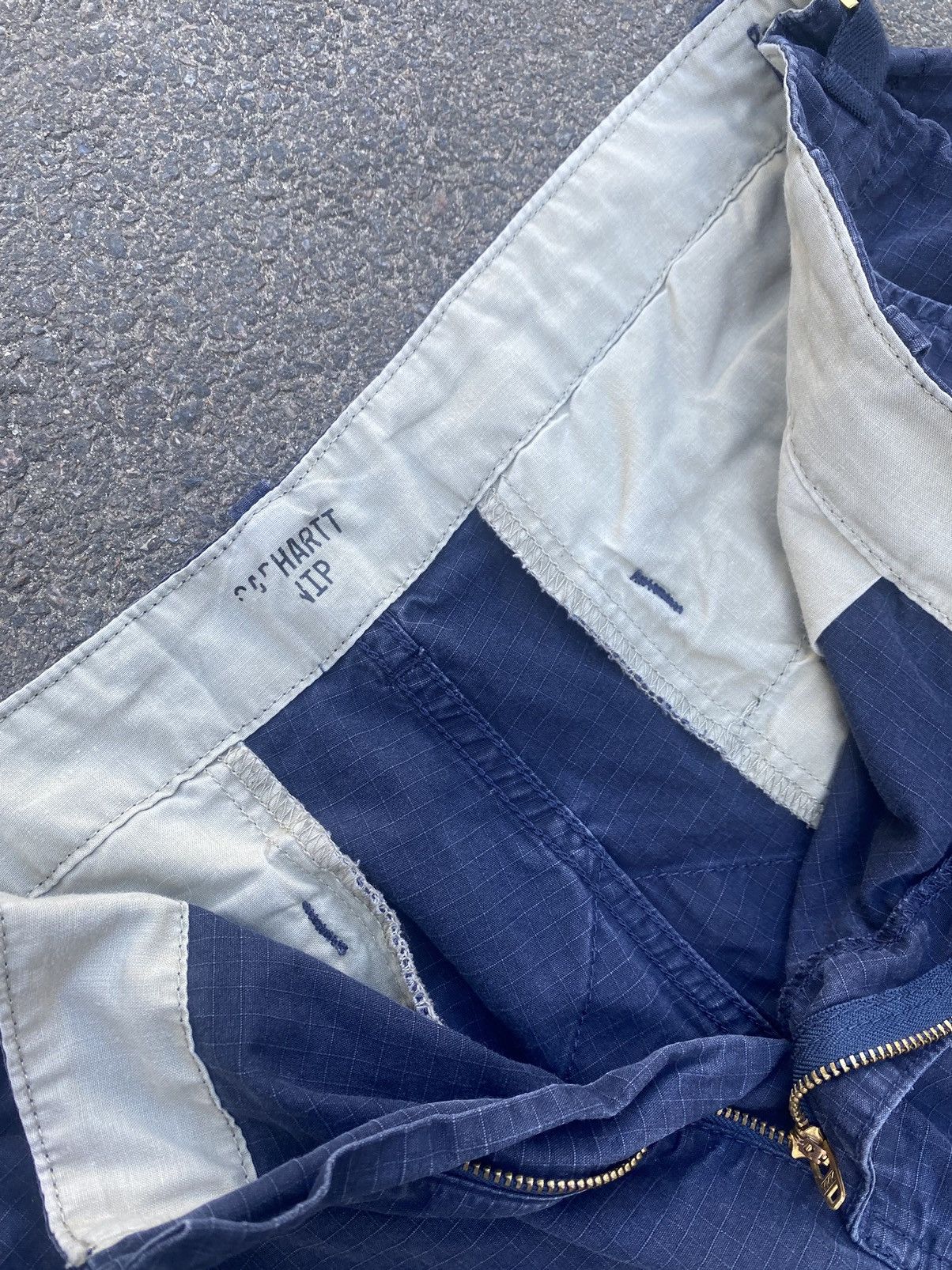 Carhartt × Carhartt Wip Vintage Carhartt wip aviation pantson drawstring men’s blue Size US 36 / EU 52 - 7 Thumbnail