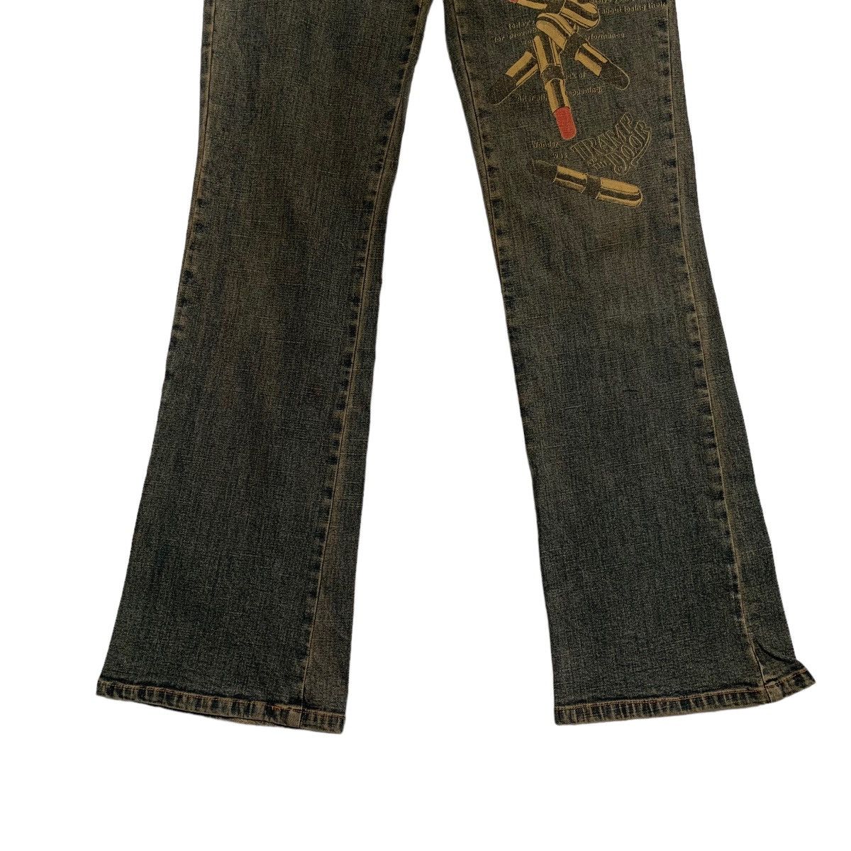 Japanese Brand Japanese Brand HSL Jeans Lipatick Printed Size 26" / US 2 / IT 38 - 2 Thumbnail