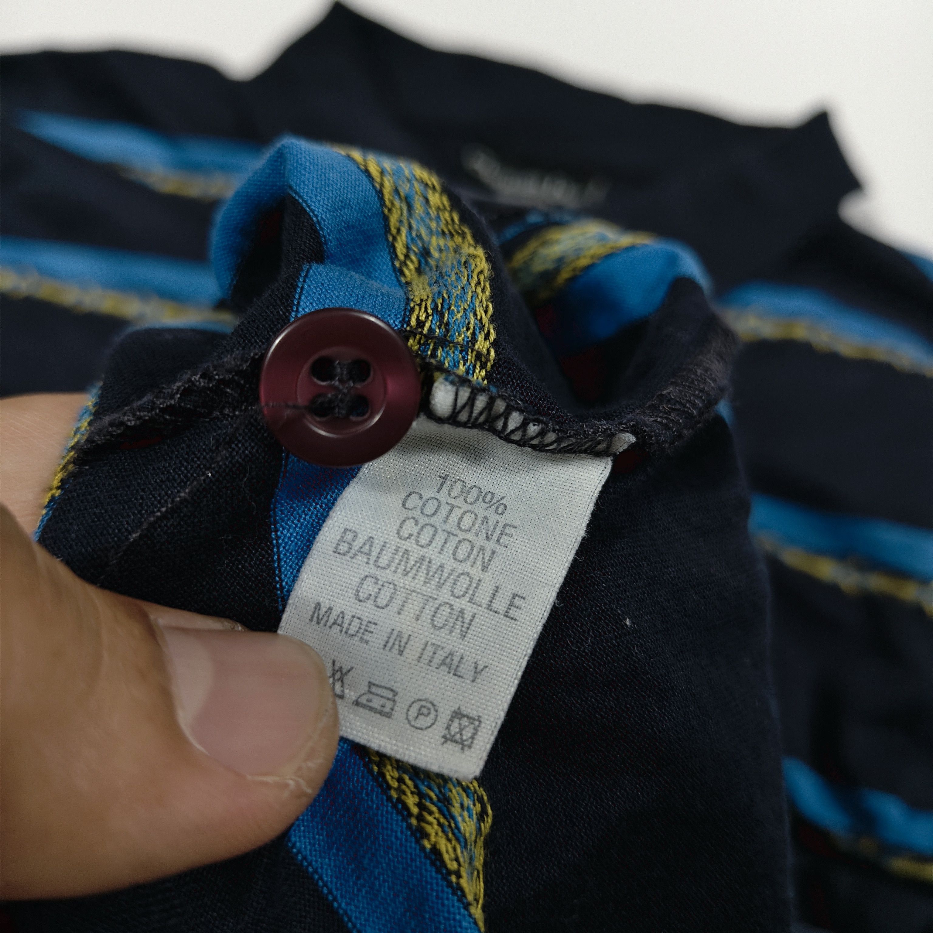 Christian Dior Monsieur Christian Dior Stripes Pocket Polo #F Size US L / EU 52-54 / 3 - 5 Thumbnail