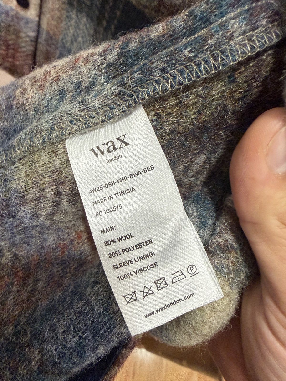 Wax London Wax London Whiting Wool Overshirt Size US L / EU 52-54 / 3 - 5 Thumbnail