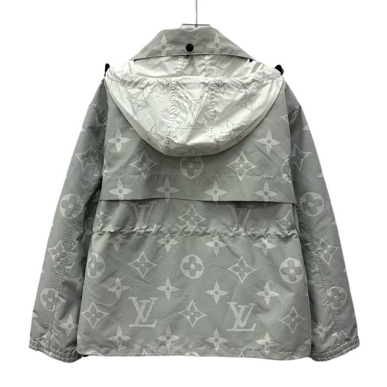 Louis Vuitton Louis Vuitton 23 grey logo full print hooded long sleeve z Size XXS / US 00 / IT 34 - 2 Thumbnail