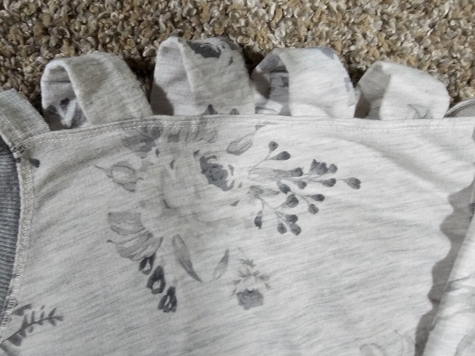 Designer Maurices floral open slit shoulder top XS gray Size XS / US 0-2 / IT 36-38 - 3 Thumbnail