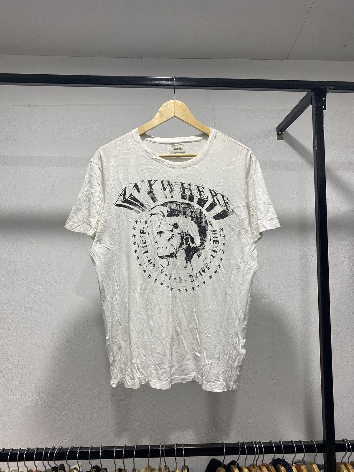 Hysteric Glamour Sick☠️ Diesel Punk Head Mohawk Tee Tshirt Lgb Grunge Size US M / EU 48-50 / 2 - 3 Thumbnail