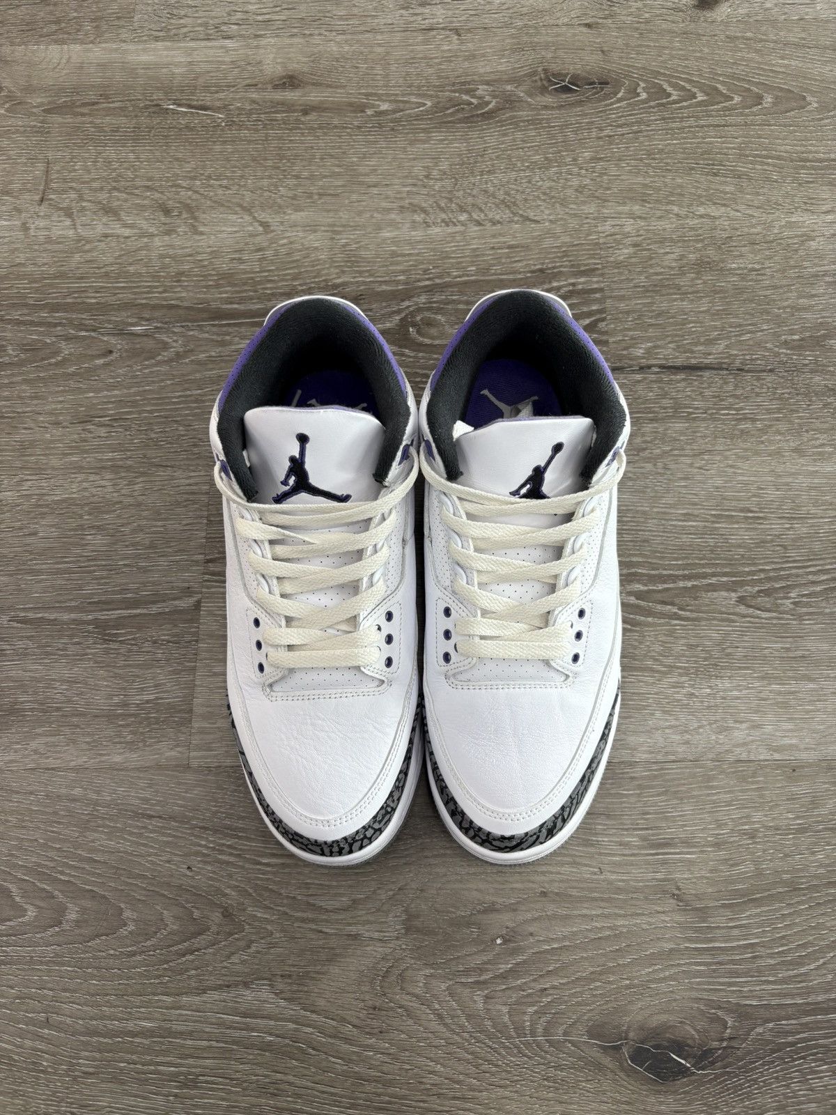 Jordan Brand Air Jordan 3 “Dark Iris” **PRE-OWNED** REP. BOX Size US 9 / EU 42 - 3 Thumbnail