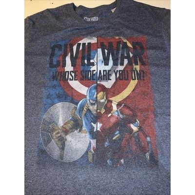 Marvel Comics Marvel's Iron Man Captain America Civil War Whose Side Are Y Size US XXL / EU 58 / 5 - 2 Thumbnail