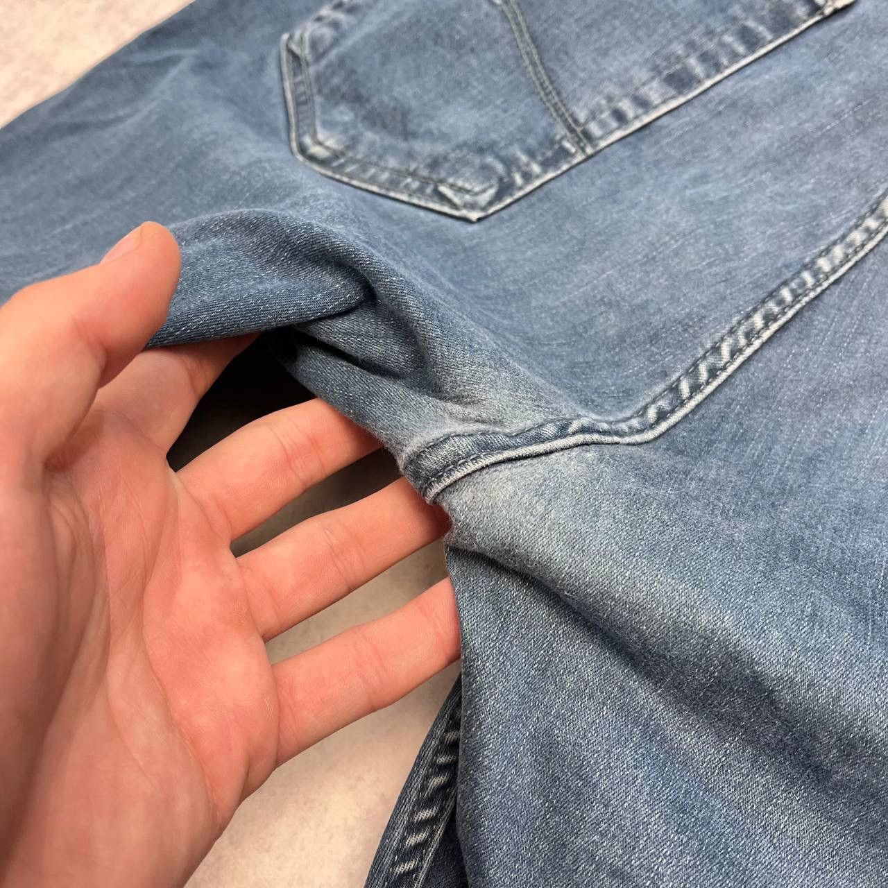 Armani × Vintage Armani Jeans Vintage Denim Pants Flared Mini Logo Y2k Style Size US 33 - 8 Thumbnail