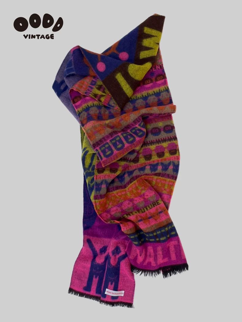 Walter Van Beirendonck walter van beirendonck ultra-long multi-element scarf cloa Size ONE SIZE - 2 Thumbnail