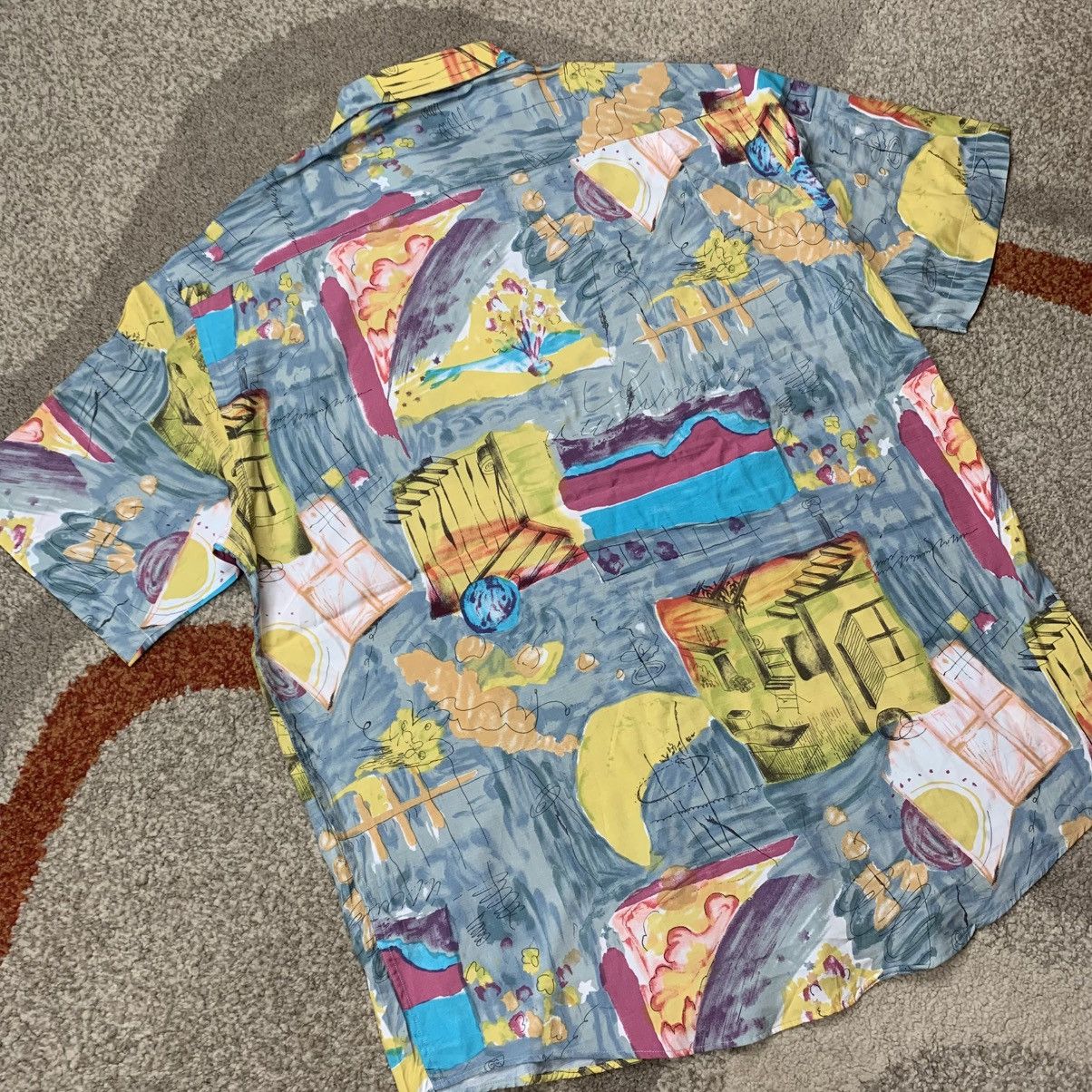 Vintage PIERRE BALMAIN Vintage Shirt Pop Art / Abstract Art Size US L / EU 52-54 / 3 - 7 Thumbnail