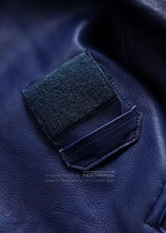 EXEMPLAIRE OUTIL VESTE GOUDON Indigo Leather Jacket. Size US L / EU 52-54 / 3 - 6 Thumbnail