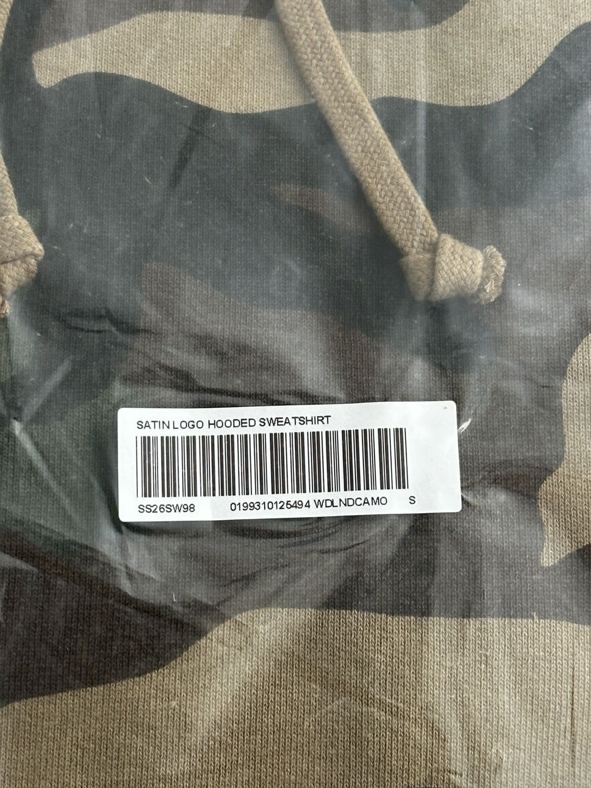 Supreme Supreme Satin Applique Hooded Sweatshirt Woodland Camo Small Size US S / EU 44-46 / 1 - 3 Thumbnail