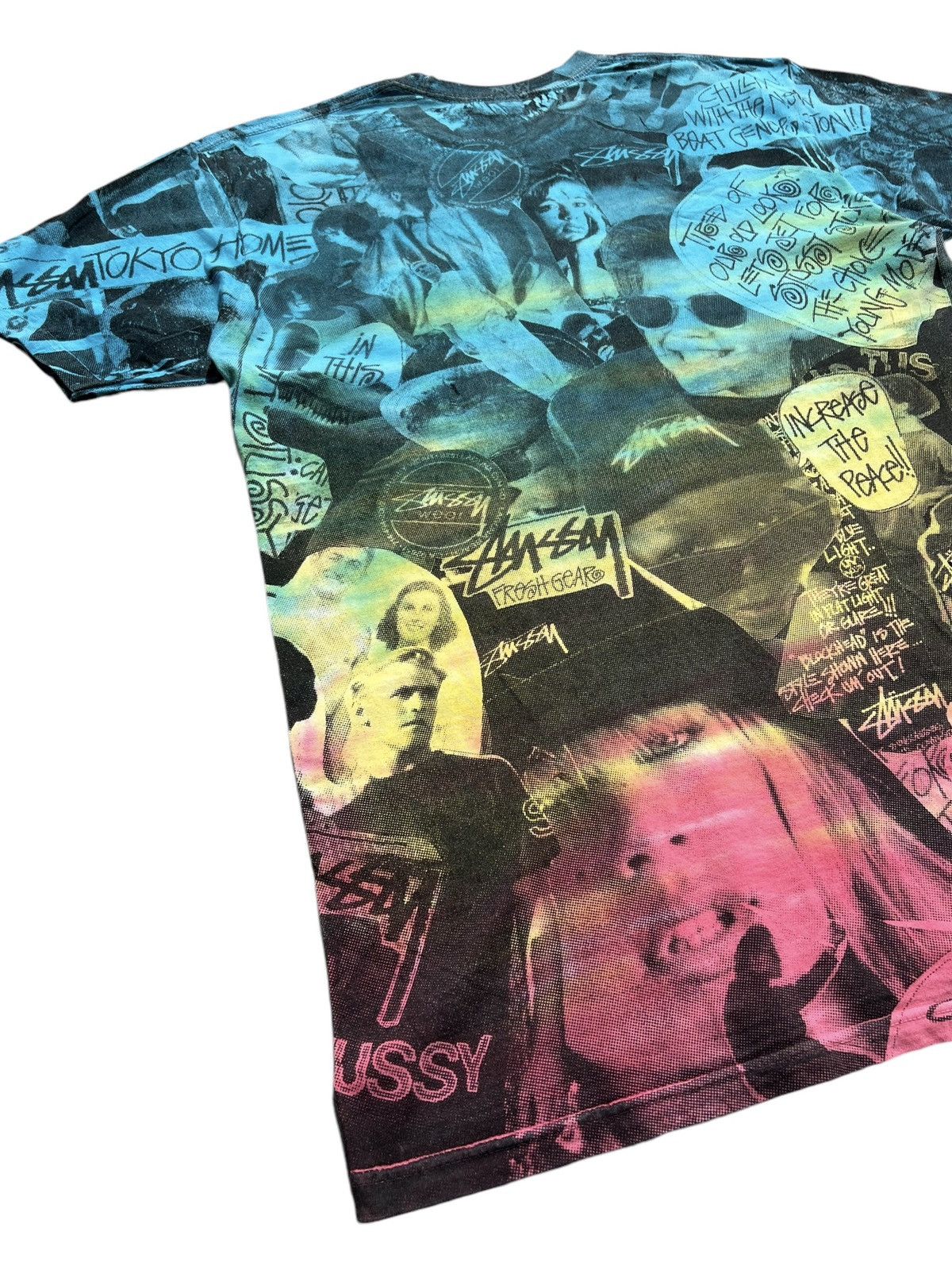 Stussy 🔥GRAIL RARE Vintage 90’s Tye Dye Og Stussy All Over Print Size US L / EU 52-54 / 3 - 12 Thumbnail