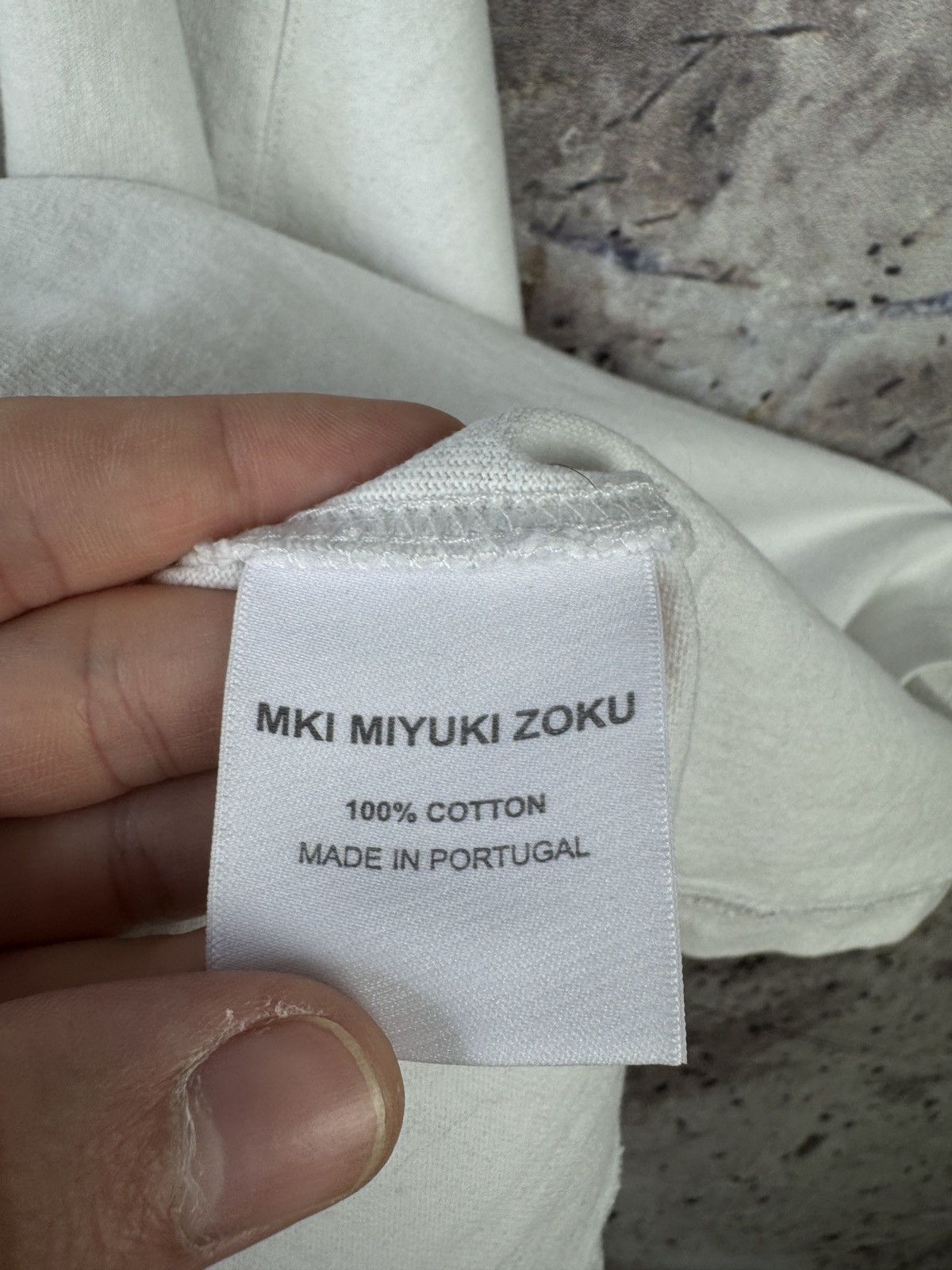 Mki Miyuki Zoku Men's Mki Miyuki Zoku White Oversized T-Shirt Size Large Size US L / EU 52-54 / 3 - 8 Thumbnail