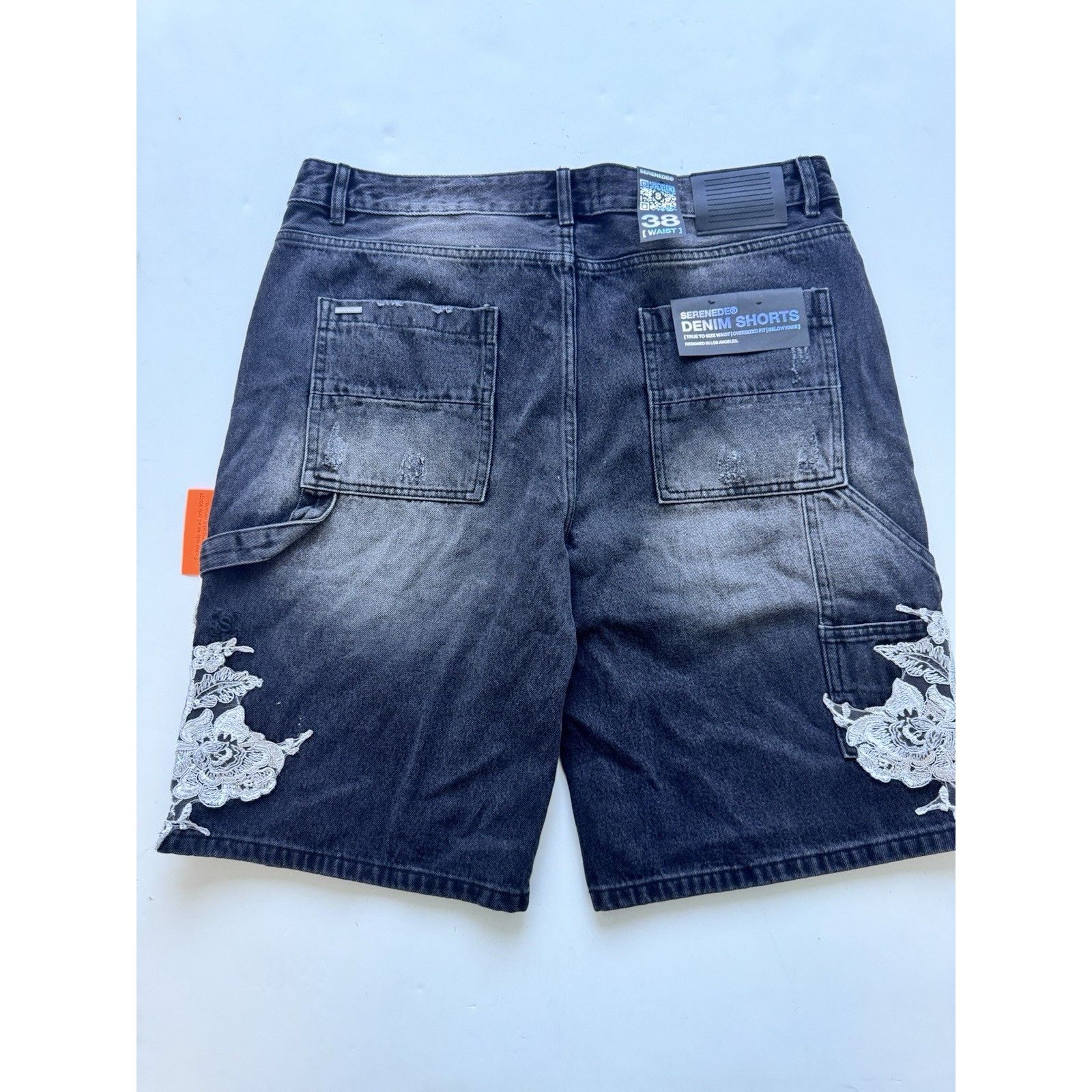 SERENEDE SERENEDE - ''GROWTH'' DENIM SHORTS Size 38 Size US 38 / EU 54 - 2 Thumbnail