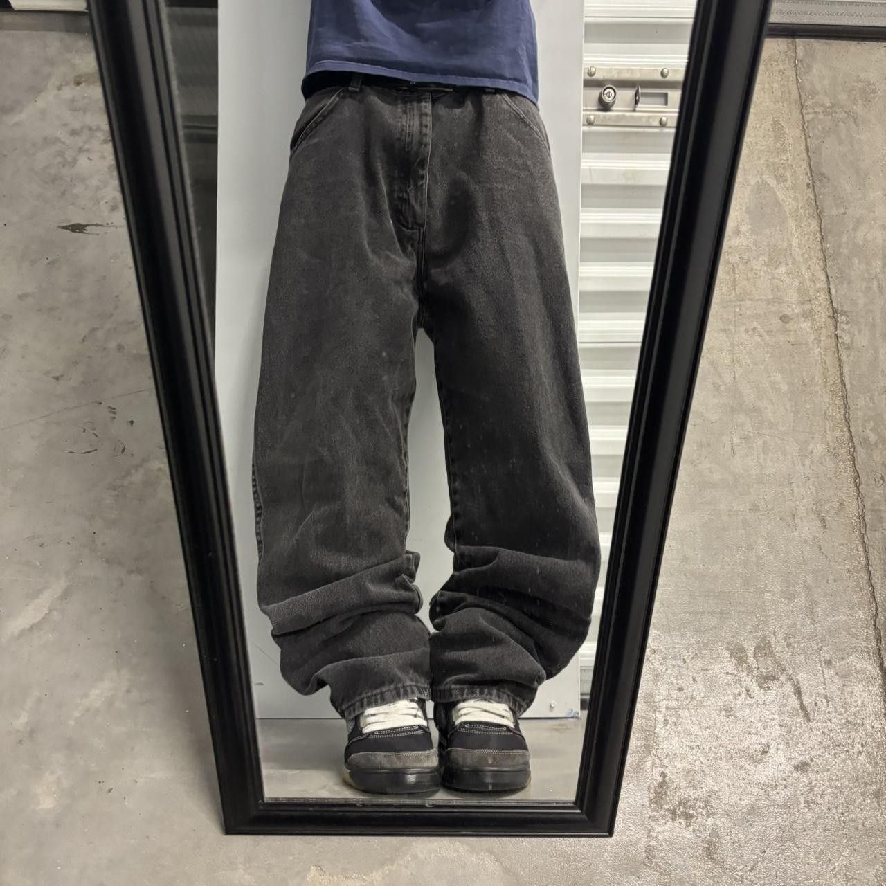 Vintage Crazy Vintage Y2K/2000s Grunge Faded Black Denim Jeans! 38x32 Size US 38 / EU 54 - 1 Thumbnail