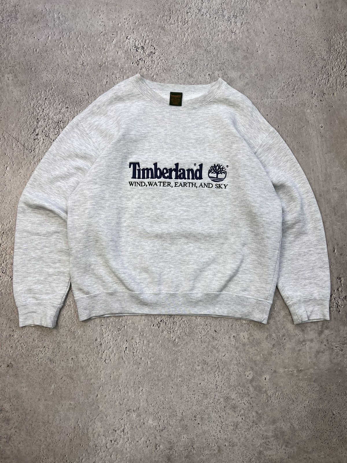 Timberland × Vintage Vintage Timberland Sweatshirt Crewneck Spellout Big Logo Size US L / EU 52-54 / 3 - 2 Thumbnail