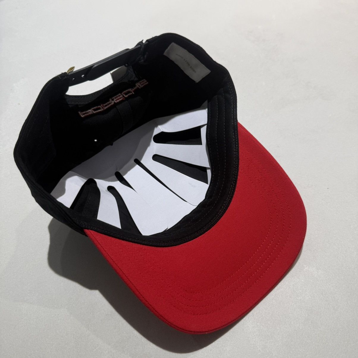Aime Leon Dore × Porsche Design Aime Leon Dore Black Porsche Script Hat Size ONE SIZE - 4 Thumbnail