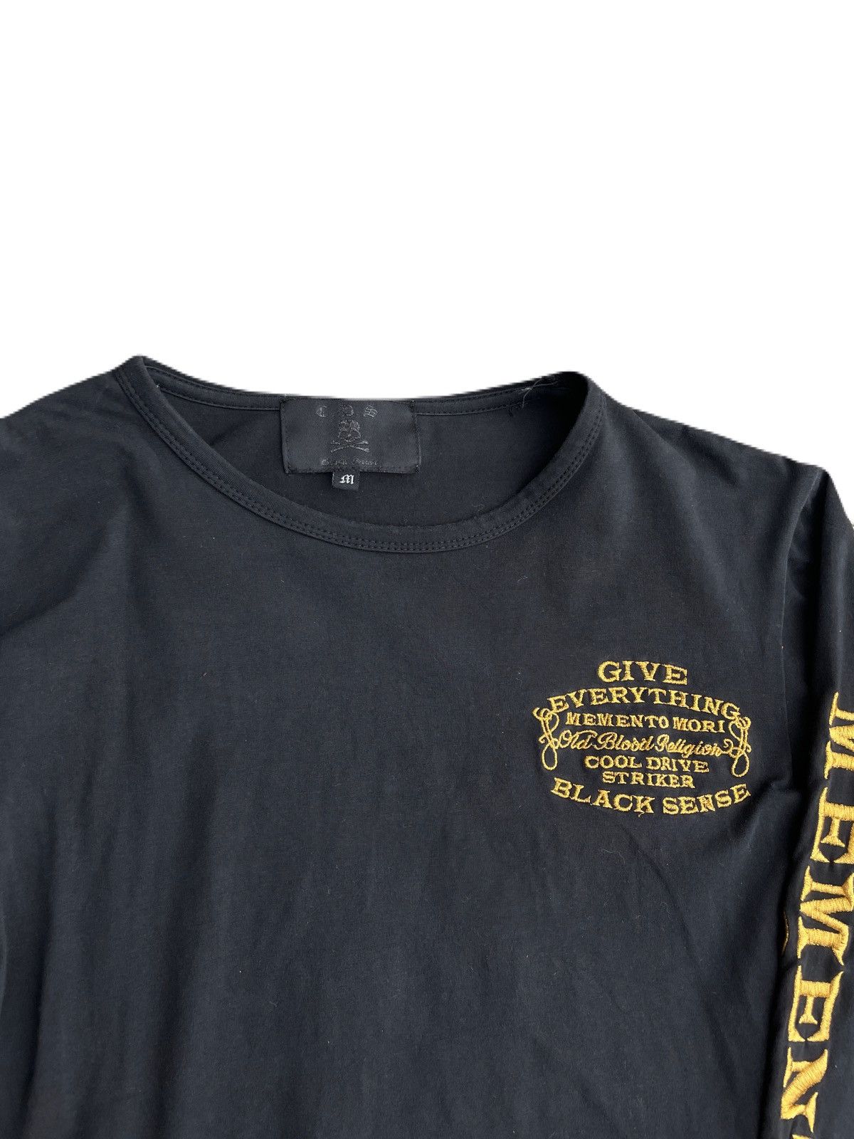 If Six Was Nine 2000s Japanese archive Vkei Rhinestone Skull Long Sleeve Tee Size US S / EU 44-46 / 1 - 7 Thumbnail