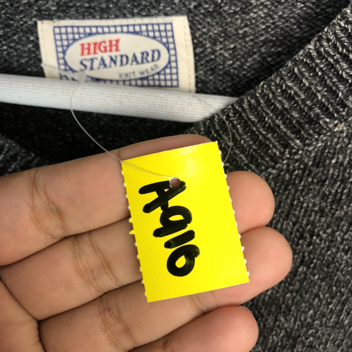 Homespun Knitwear × Japanese Brand × Vintage High Standard vintage japan Grey Knitwear #A910 Size US M / EU 48-50 / 2 - 10 Thumbnail