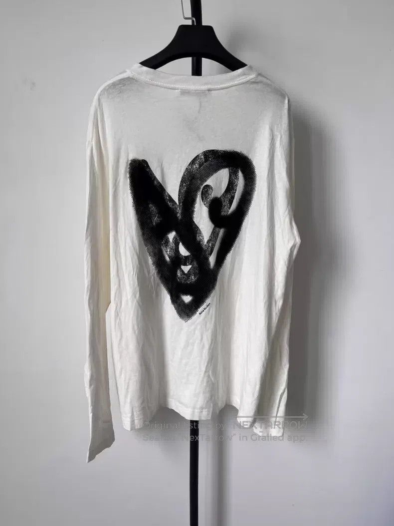 Acne Studios Acne Studios Screen printing heart pattern lightweight cot Size US M / EU 48-50 / 2 - 2 Thumbnail
