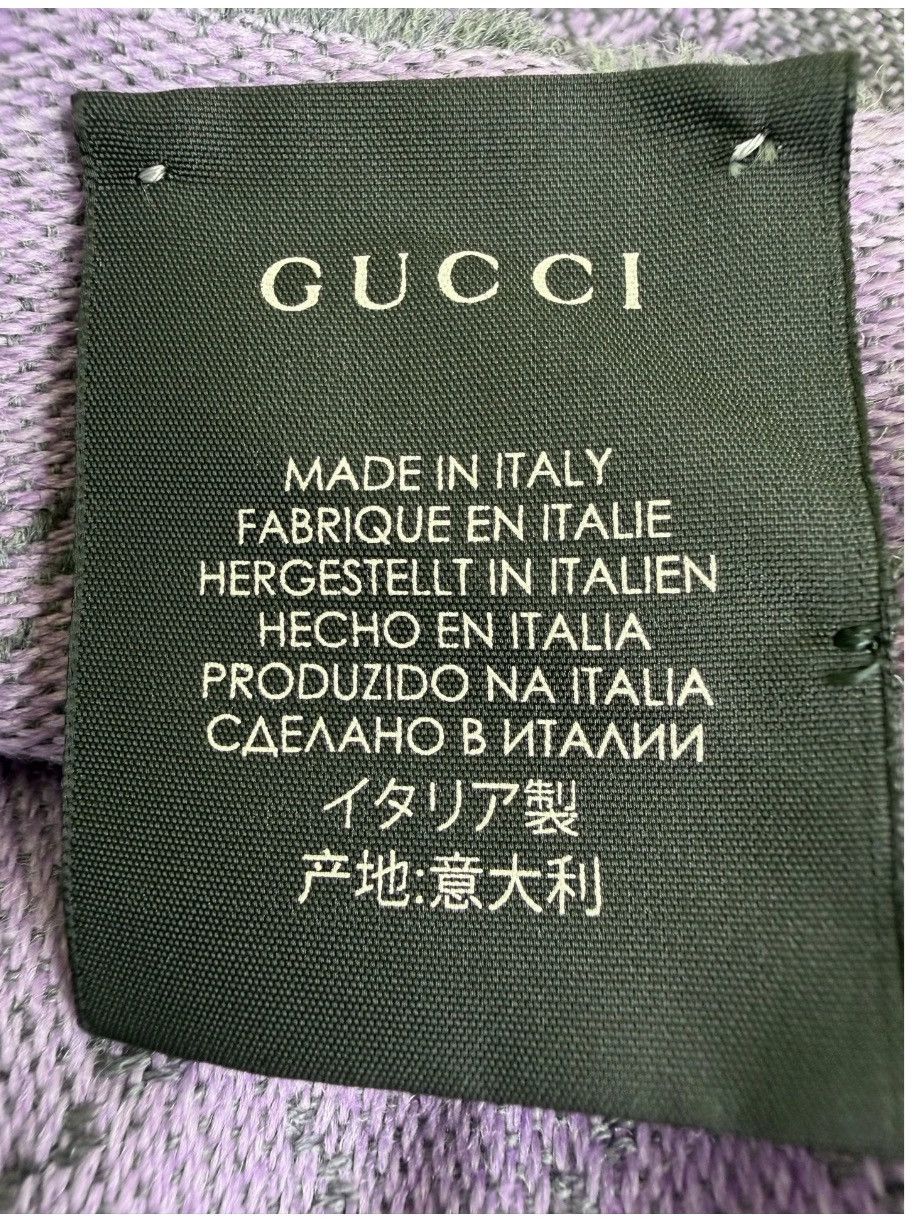 Gucci Gucci GG Supreme Scarf -wrap -Stole -Authentication Tag✅ Size ONE SIZE - 8 Thumbnail