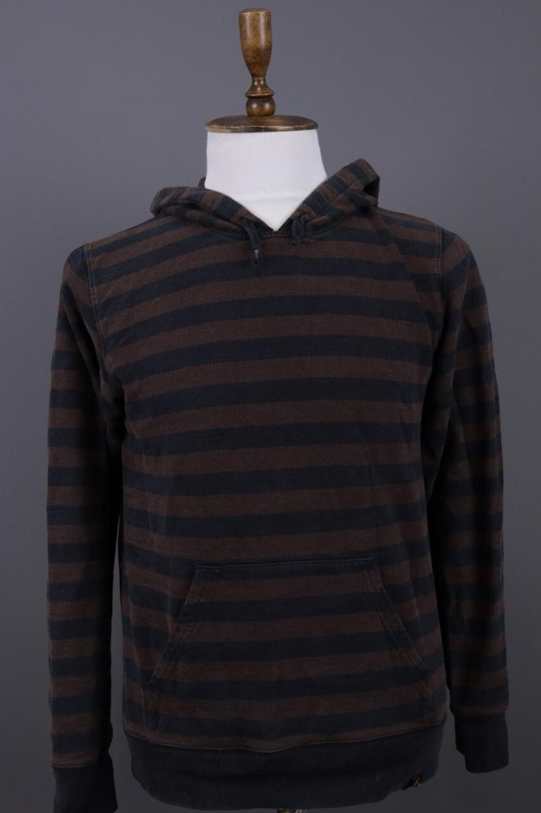 Carhartt Carhartt Brown Striped Workwear Hooded Sweater Size S Size US S / EU 44-46 / 1 - 4 Thumbnail