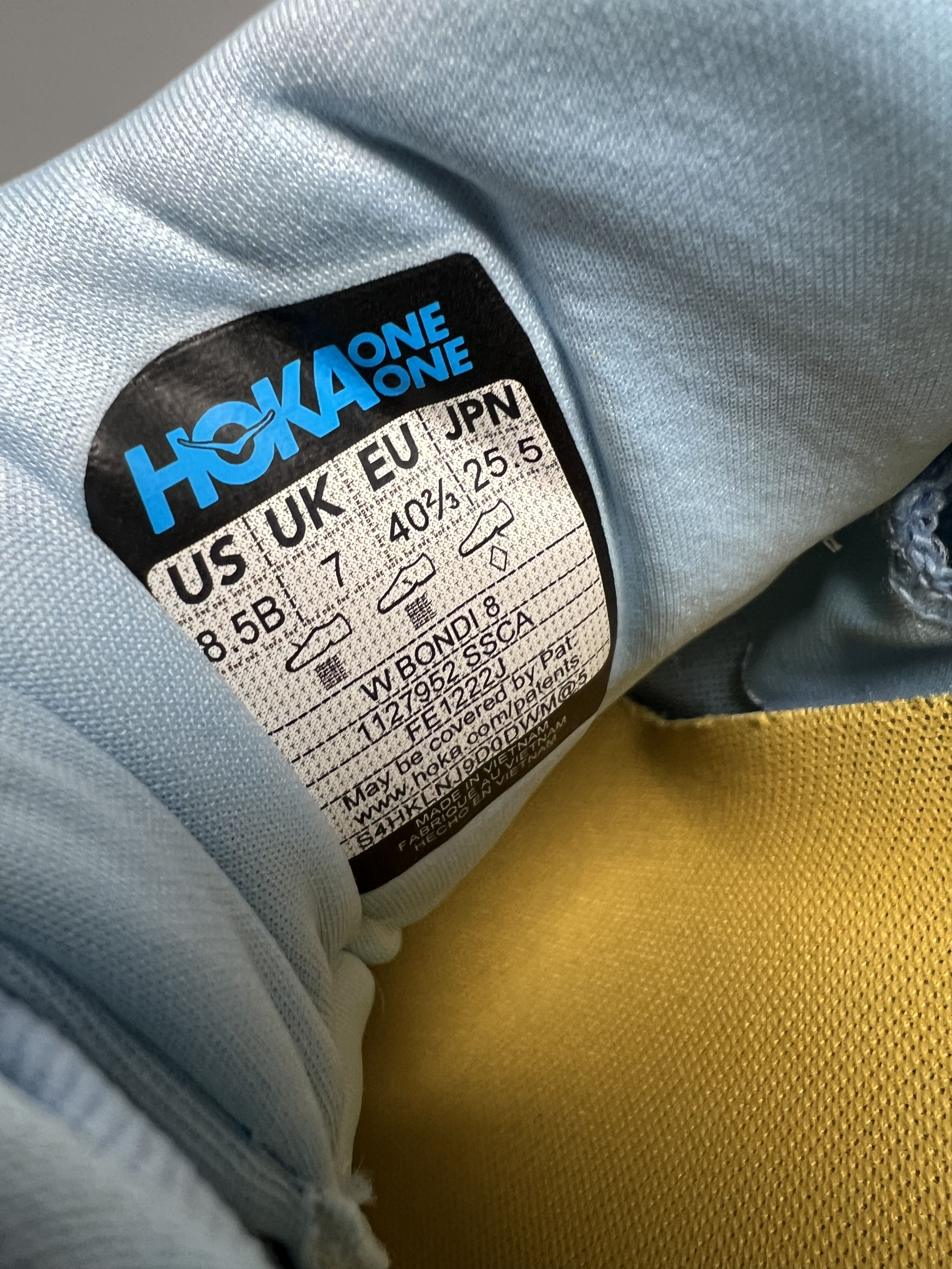 Hoka 8.5B Hoka One One Bondi 8 Wide Running Shoes Walking Gym Size US 8.5 / IT 38.5 - 7 Thumbnail
