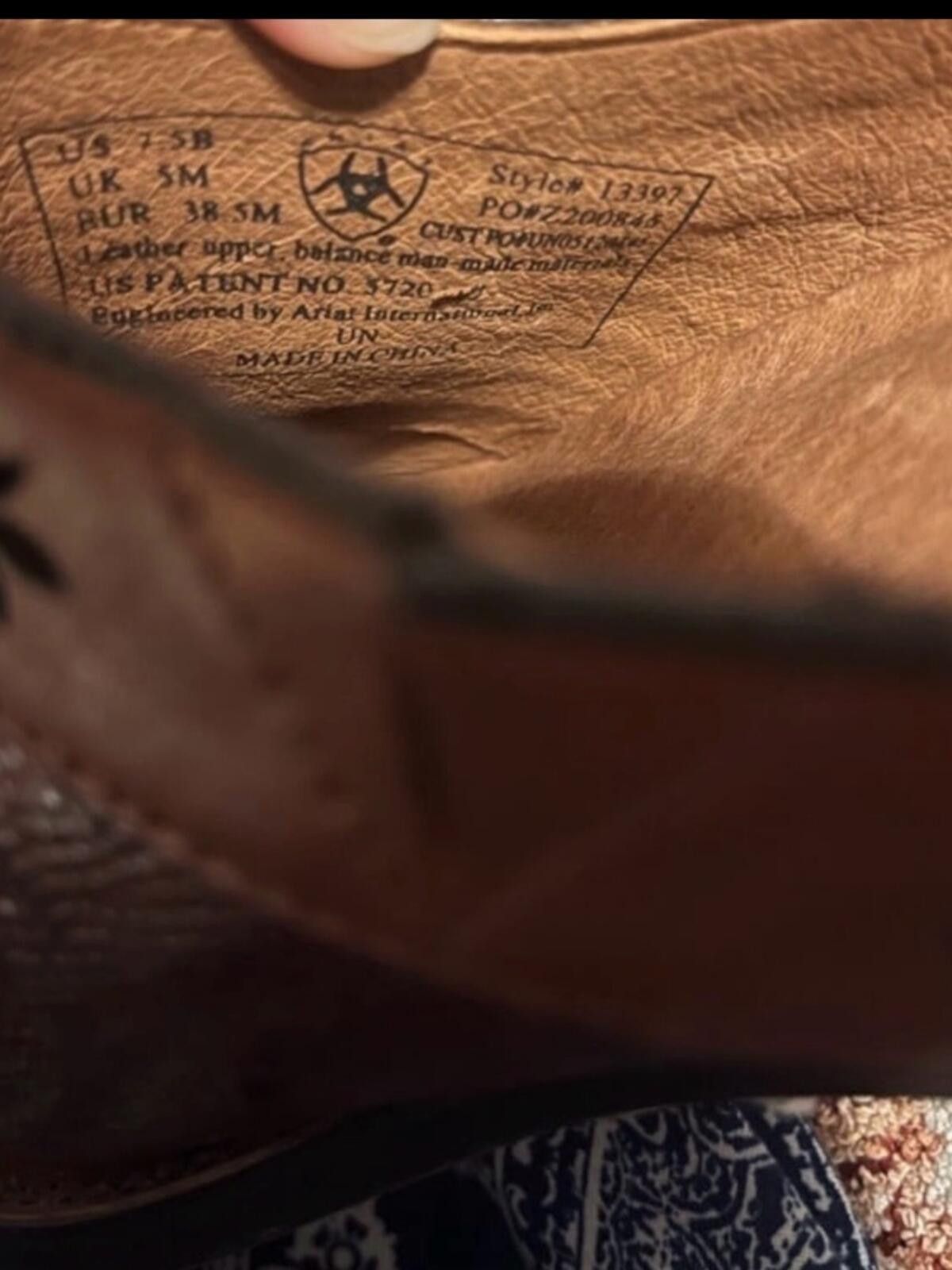 Ariat Ariat desert star cognac brown leather mule Size US 7.5 / IT 37.5 - 3 Thumbnail