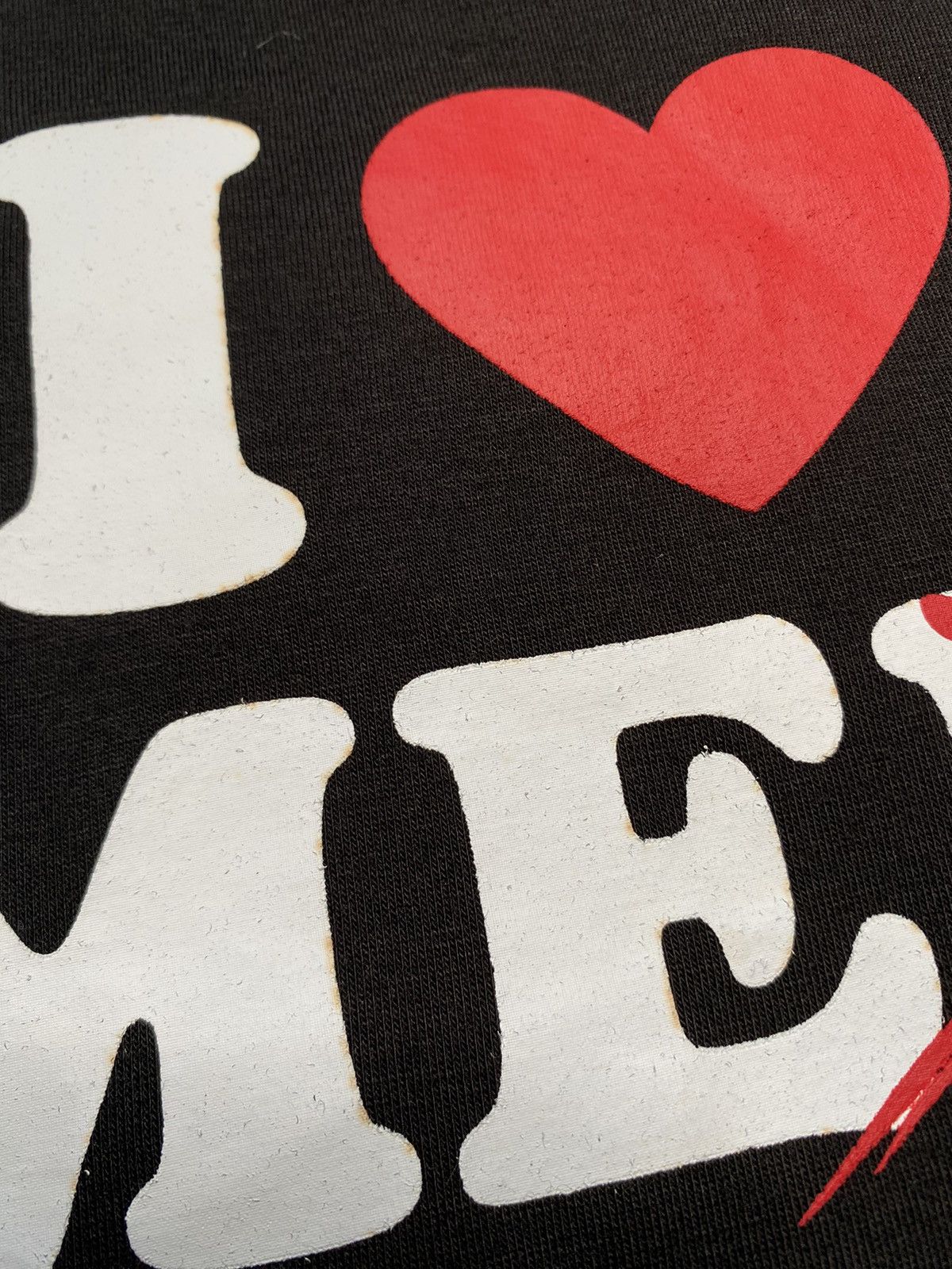 Vintage Vintage Black Short Sleeve Tee Funny Print. I love me Size S / US 4 / IT 40 - 4 Thumbnail