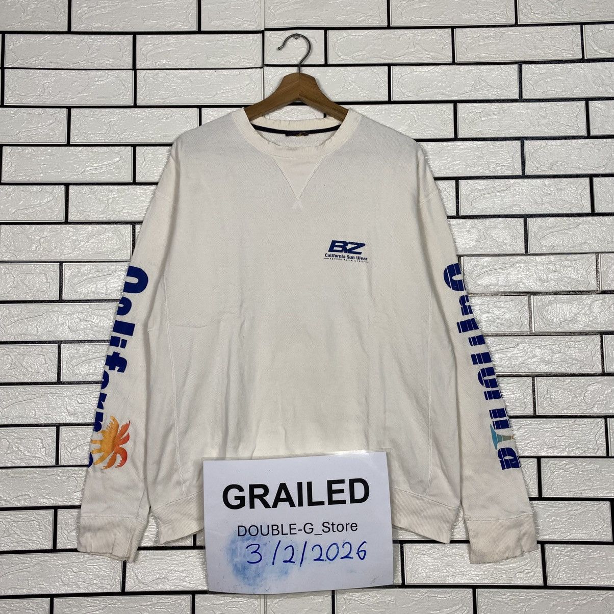 Japanese Brand 📌BZ California Sun Wear Psycho Palm Line Big Logo Size US M / EU 48-50 / 2 - 2 Thumbnail